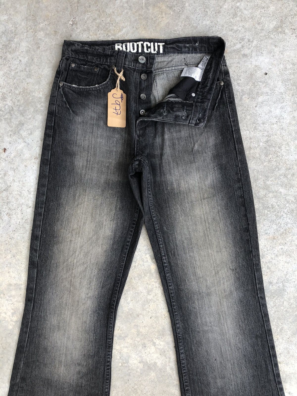 If Six Was Nine Japanese M Flared Jeans Bootcut Distressed Jeans Size US 30 / EU 46 - 3 Thumbnail