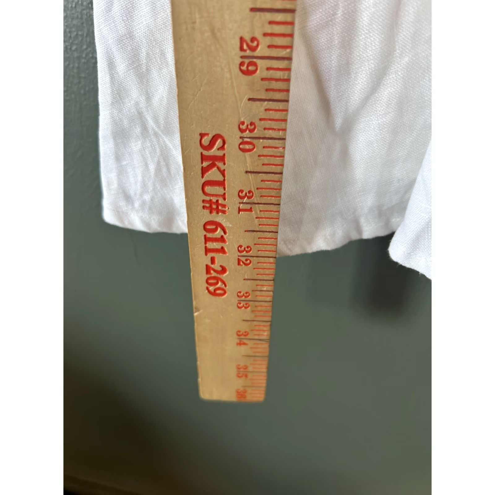 Reformation Reformation Womens White Linen Skirt Size 0 Size 25" / US 0 / IT 36 - 3 Thumbnail