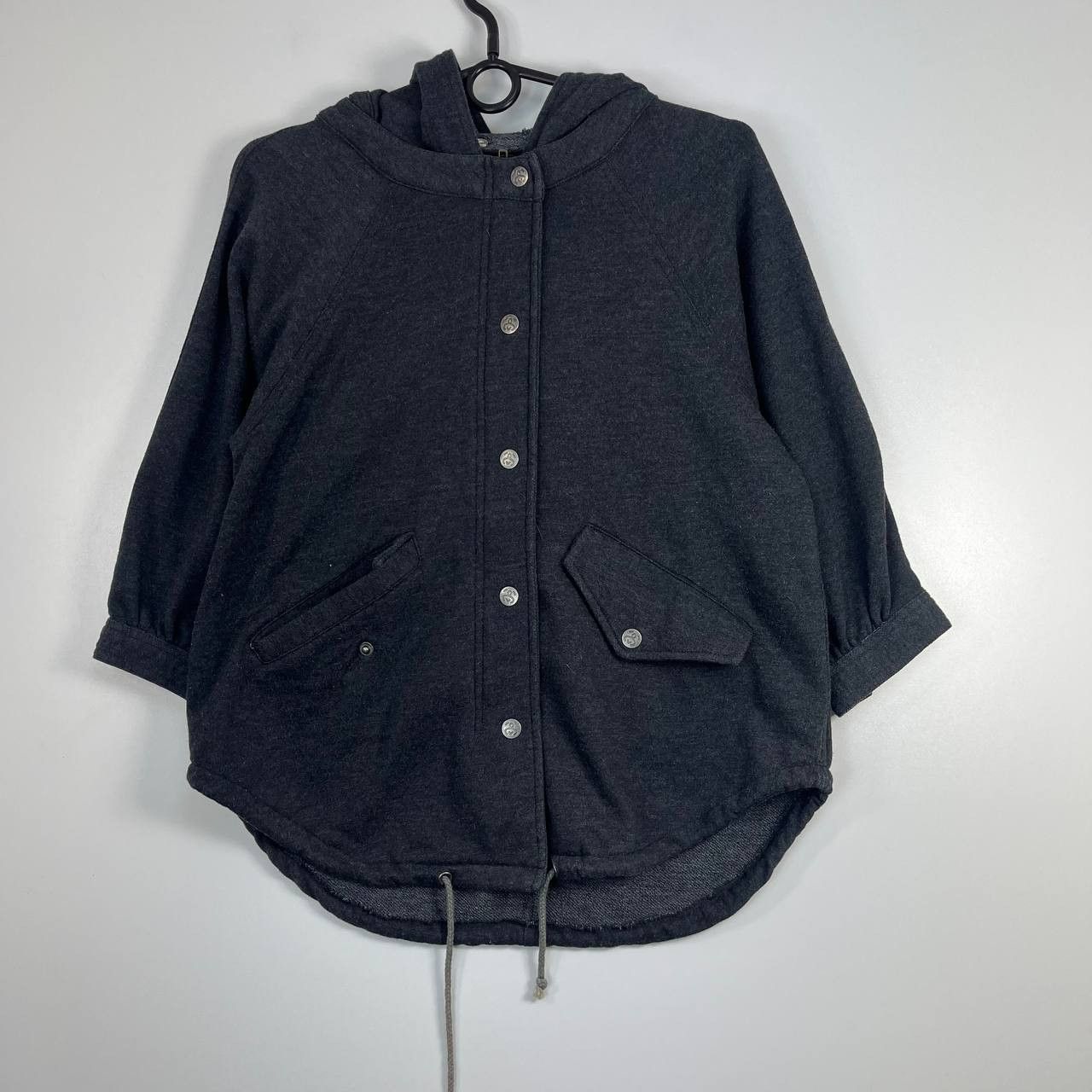 Stussy Stussy Grey Casual Hooded Jacket Womens Size S Size S / US 4 / IT 40 - 1 Thumbnail
