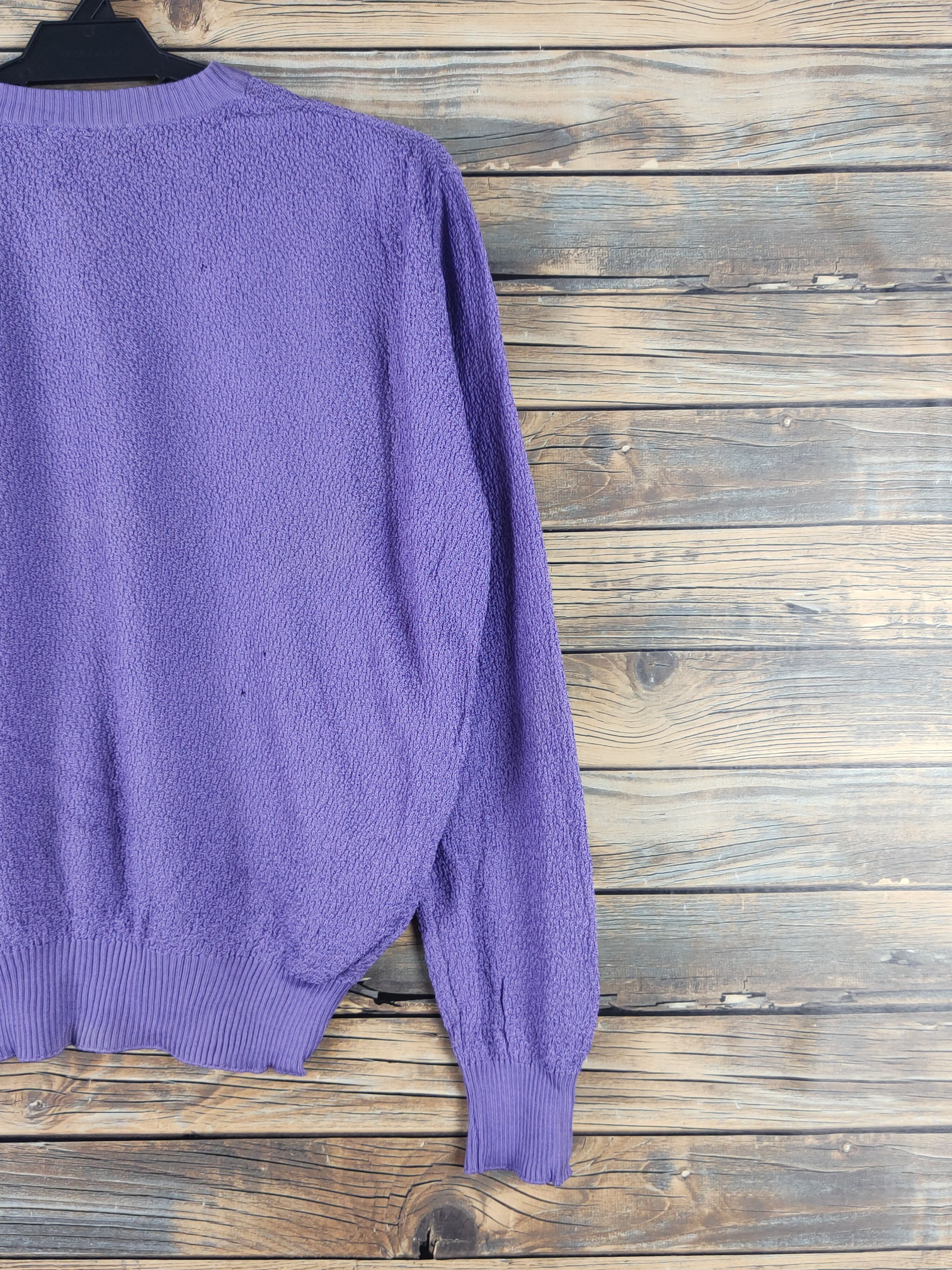 Vintage Miya Ken made in japan Purple Knitwear #W1774 Size US M / EU 48-50 / 2 - 11 Thumbnail