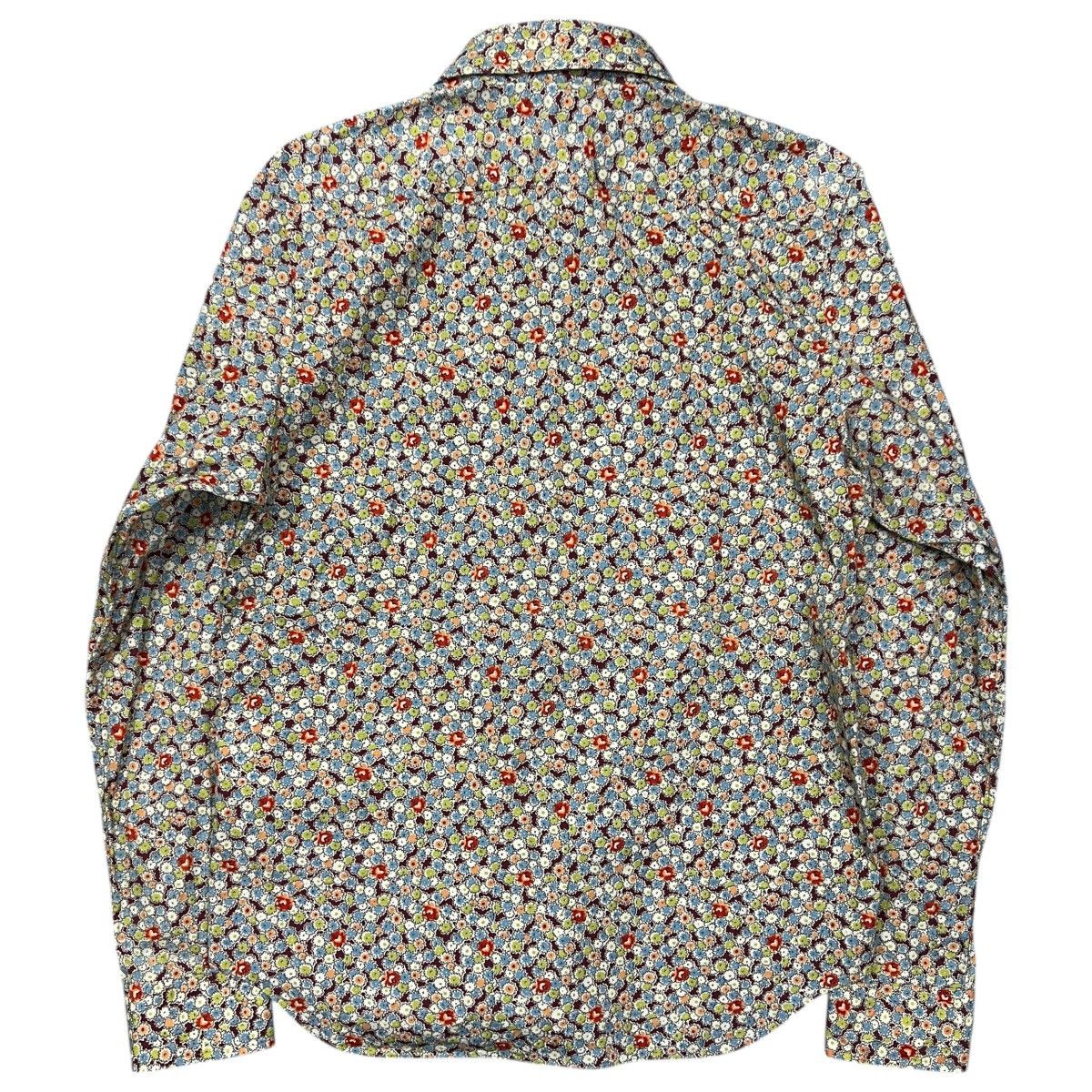 Junya Watanabe JUNYA WATANABE MAN 02SS peanut butter Flower Printed Shirts Size US M / EU 48-50 / 2 - 8 Thumbnail