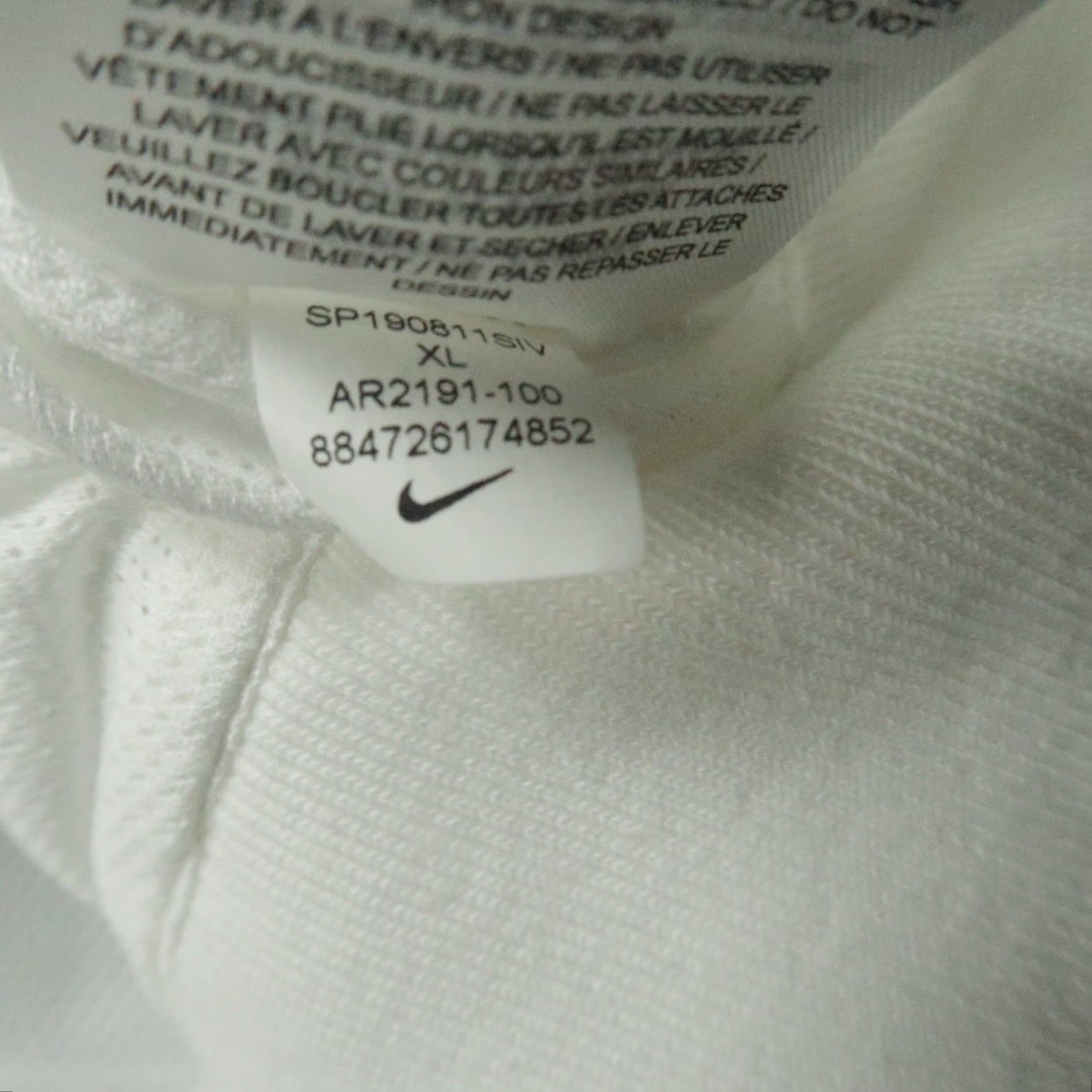 Nike Nike Jacket Men XL Grey White Windrunner Windbreaker Sportswear Hooded Zip Pockets Lightweight Full Zip Casual Size US XL / EU 56 / 4 - 5 Thumbnail