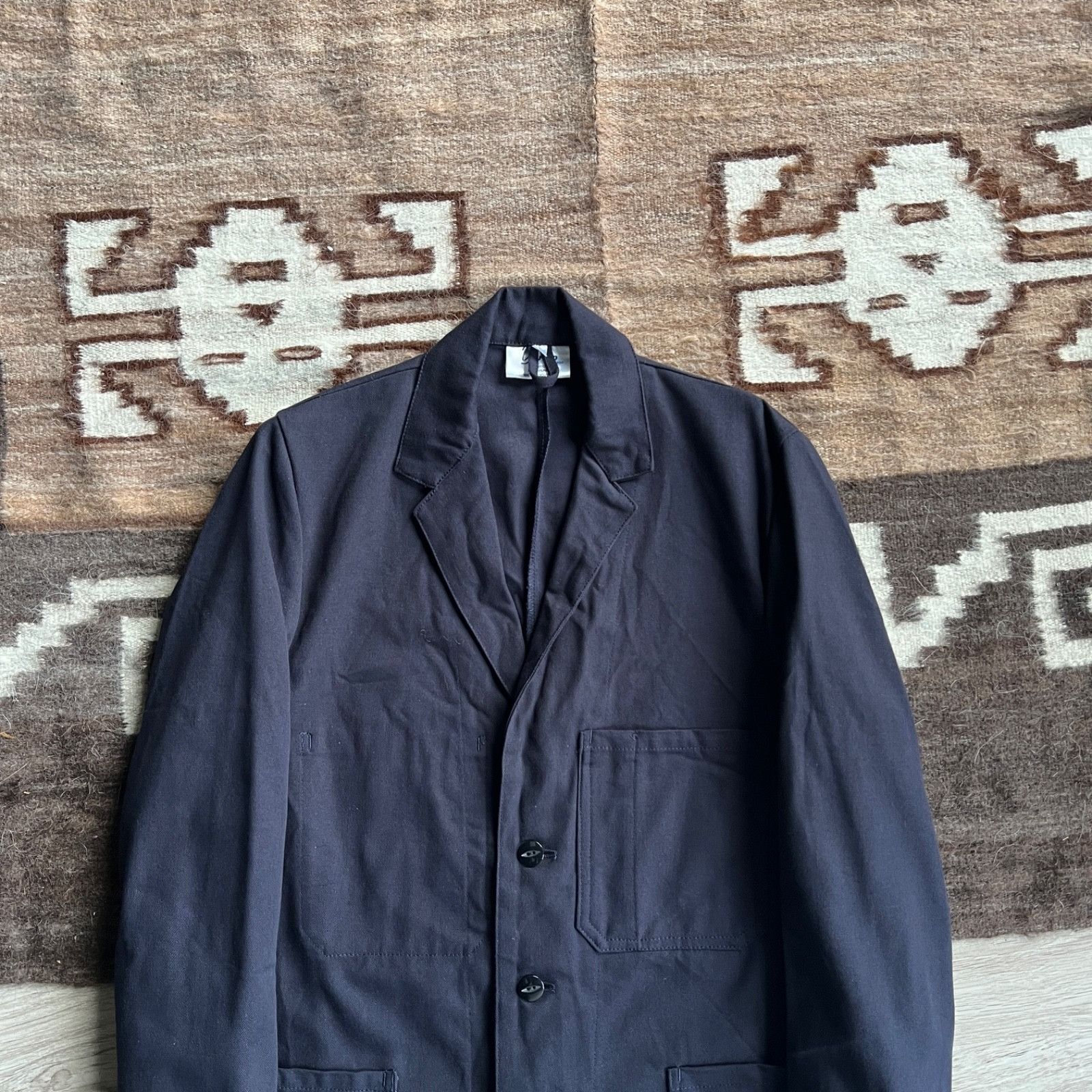 Vintage Vintage Workwear Shrunk Chore Jacket 9682AC Size US M / EU 48-50 / 2 - 2 Thumbnail