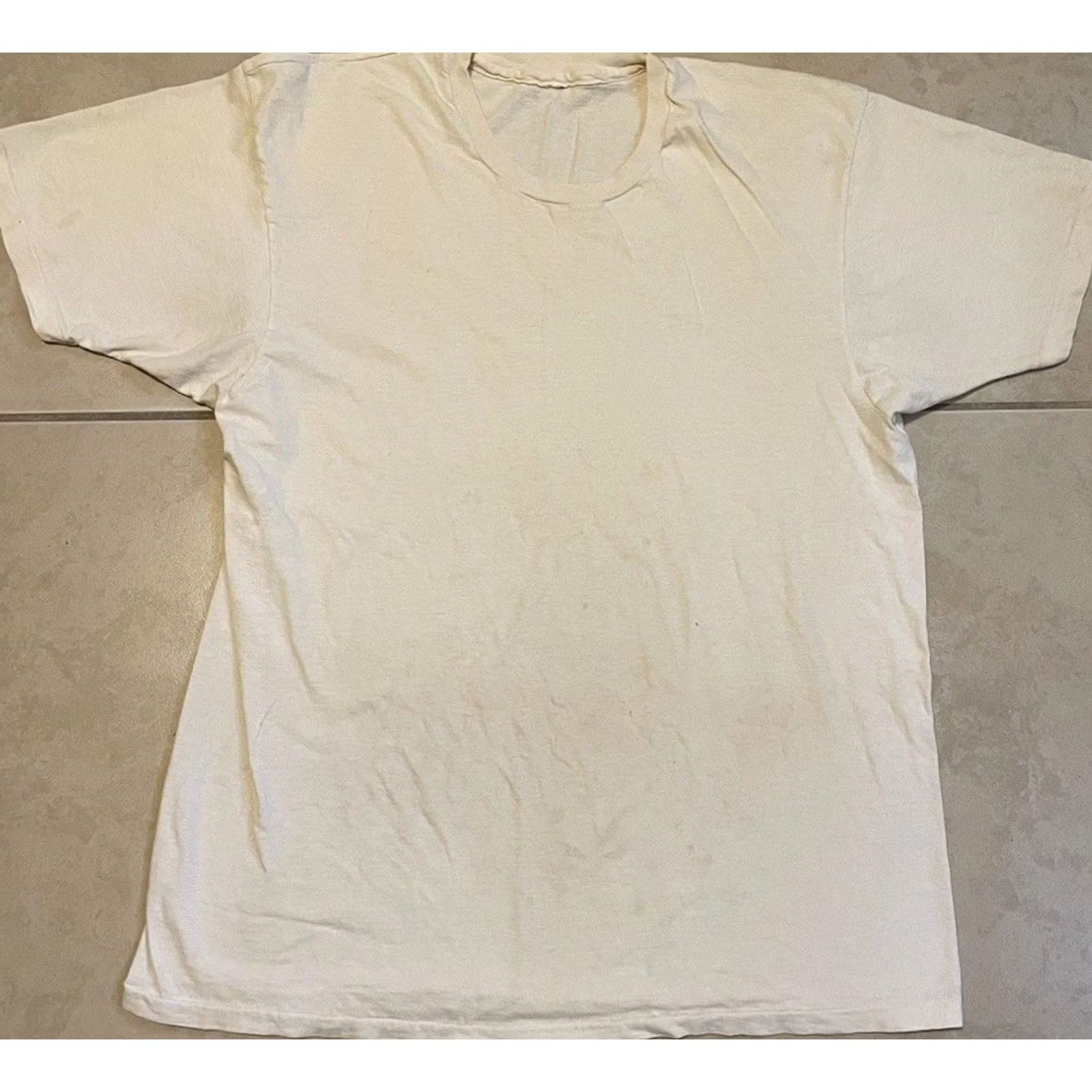 Vintage VINTAGE 80s Faded Distressed Shirt M L USA Grunge Biker Punk Skate Surf Trucker PE 90s Shirt Mens M White Distressed 90s USA Trucker Punk Rock Size US M / EU 48-50 / 2 - 2 Thumbnail