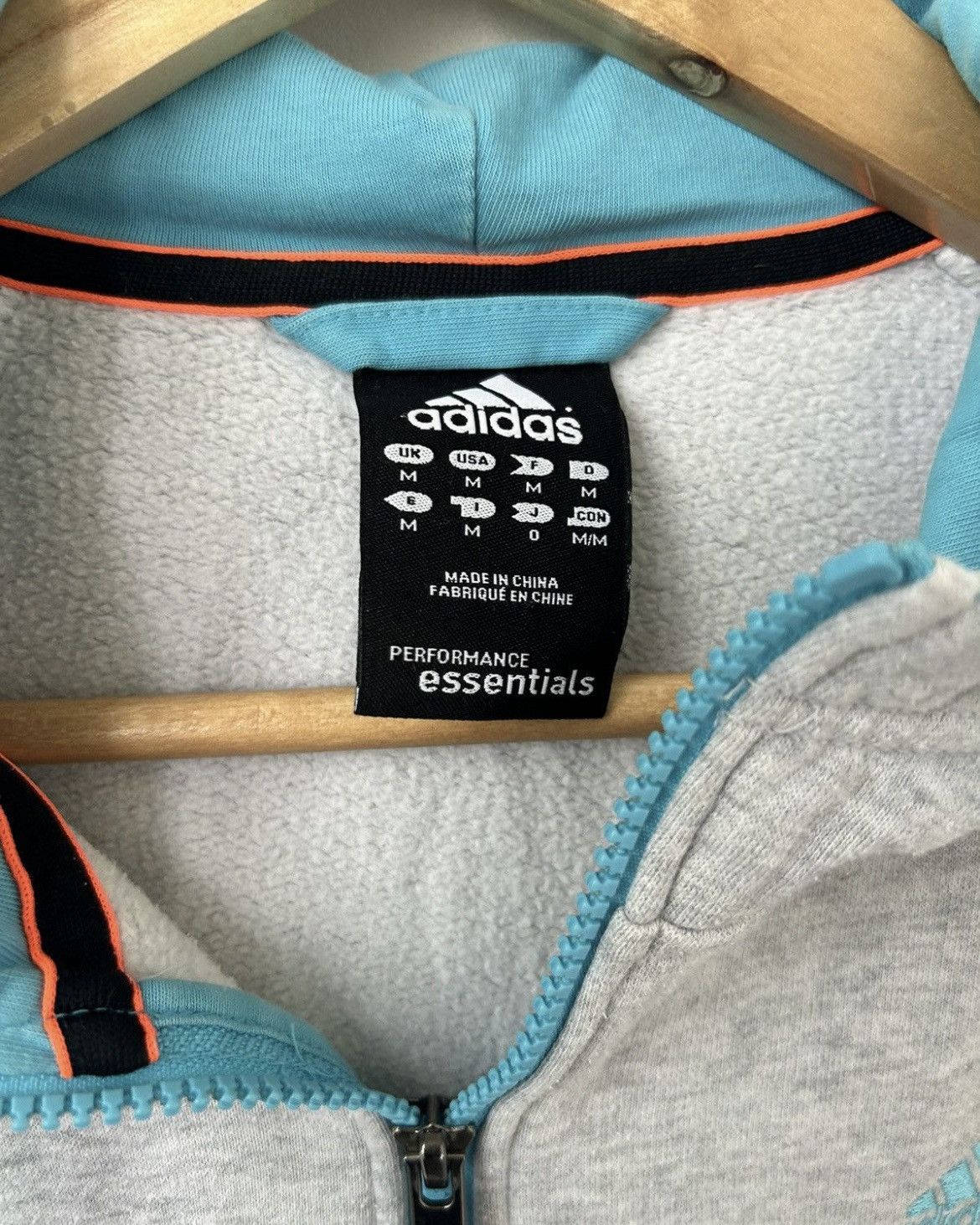 Adidas Adidas zip up hoodie Size US M / EU 48-50 / 2 - 2 Thumbnail