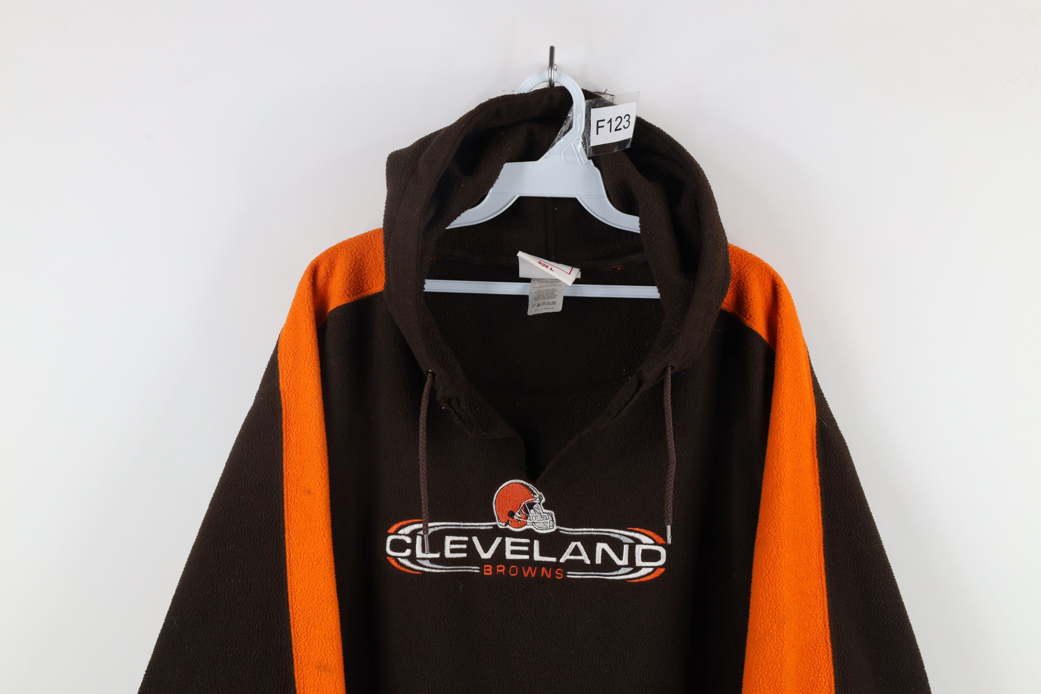 Vintage Vintage NFL Out Cleveland Browns Football Fleece Hoodie Size US L / EU 52-54 / 3 - 2 Thumbnail