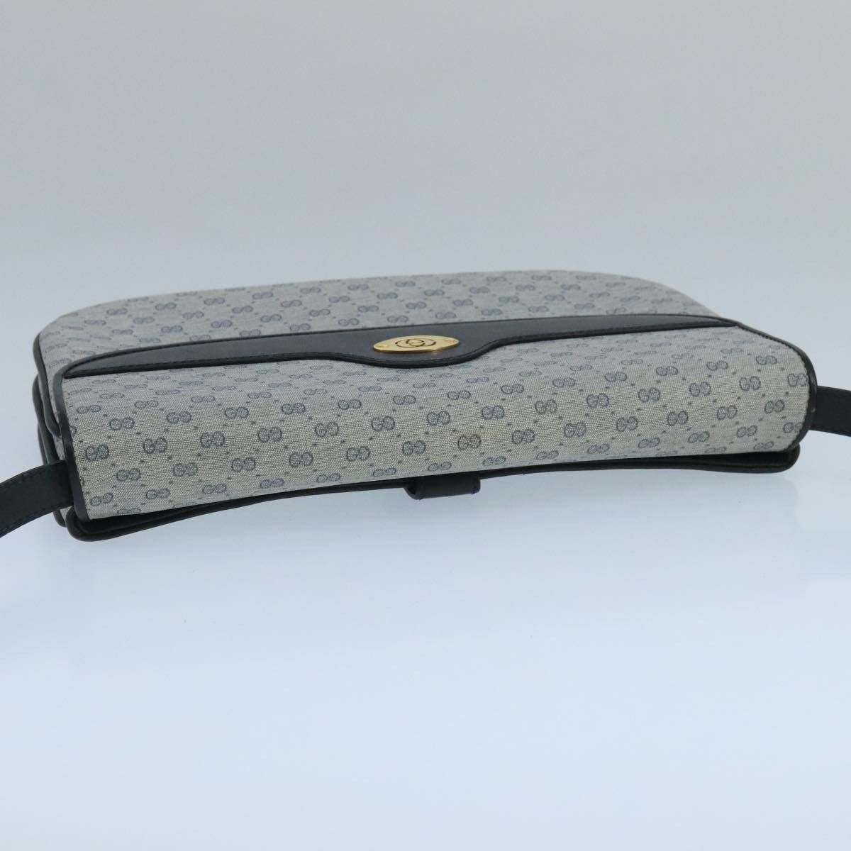 Gucci GUCCI Micro GG Supreme Shoulder Bag Pvc Navy Gold Size ONE SIZE - 6 Thumbnail