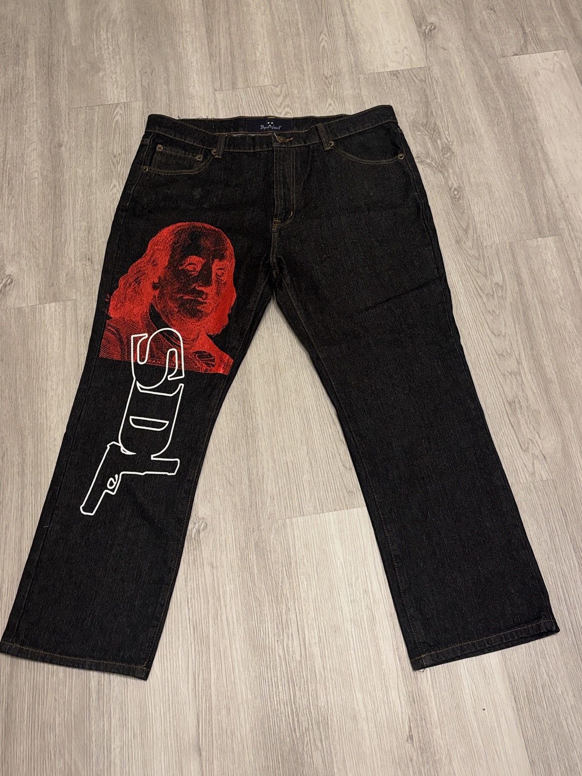 Other SKYSDALIMITTT JEANS RED SIZE 40 (fits like 36) Size US 40 / EU 56 - 1 Thumbnail