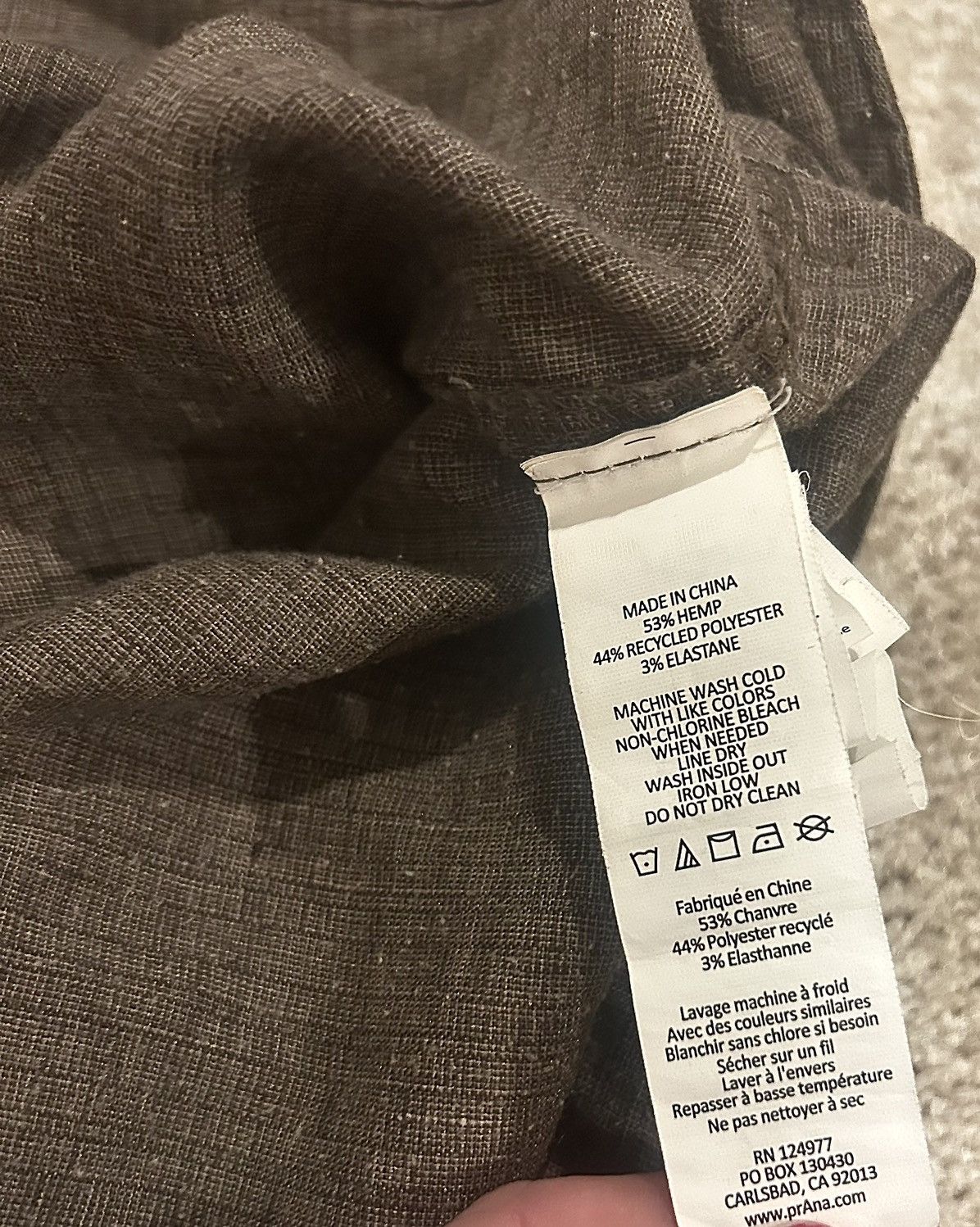 Prana Prana Men’s Brown Shorts Size US 39 - 5 Thumbnail