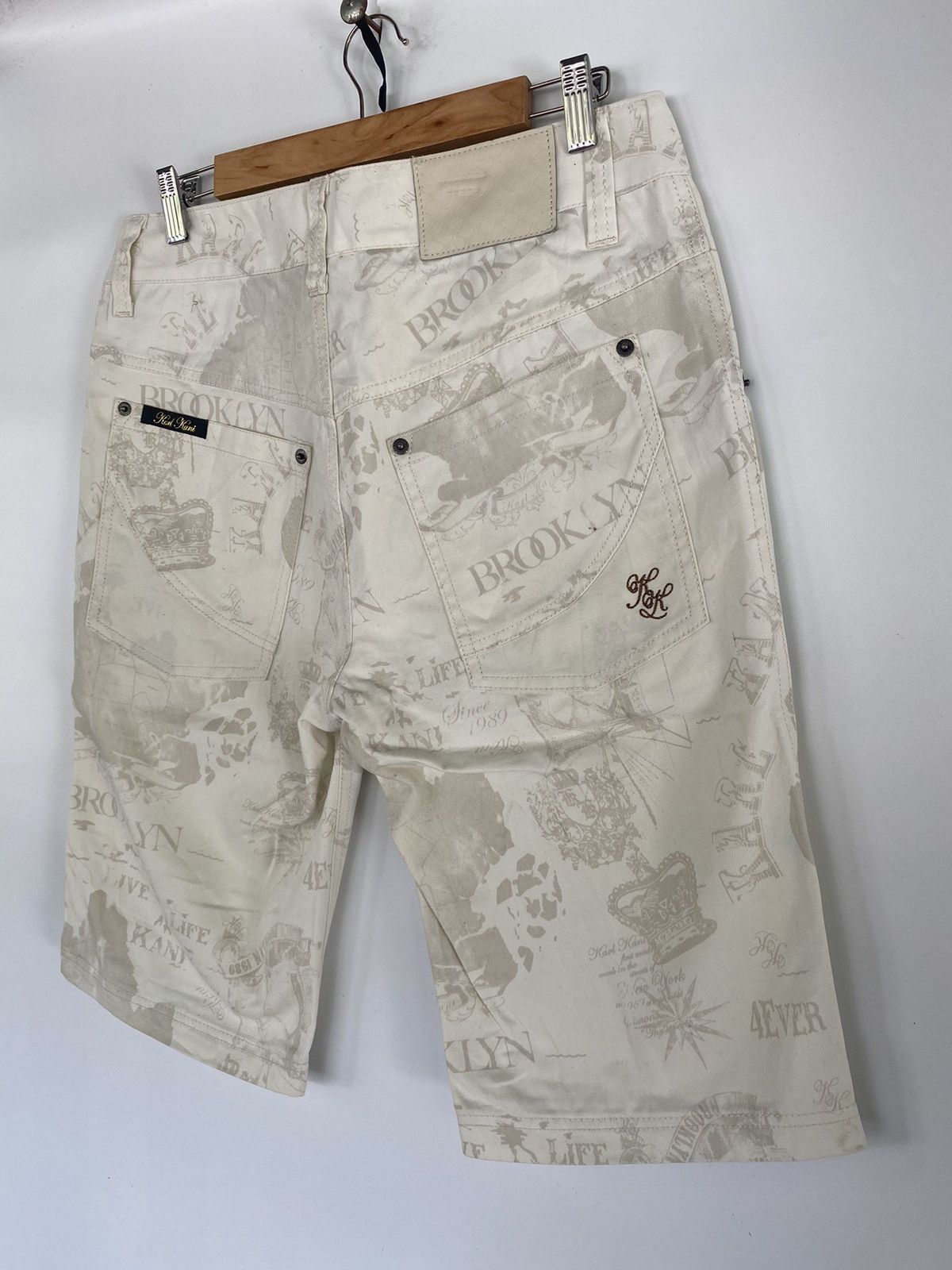 Japanese Brand × Karl Kani Karl Kani Printed Brooklyn Short Pants Size US 34 / EU 50 - 7 Thumbnail