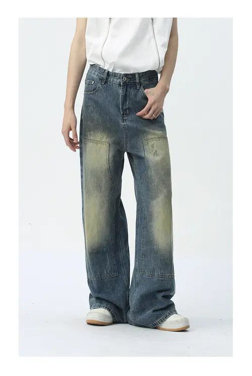 Other Retro street patchwork ripped distressed jeans Size US 32 / EU 48 - 2 Thumbnail