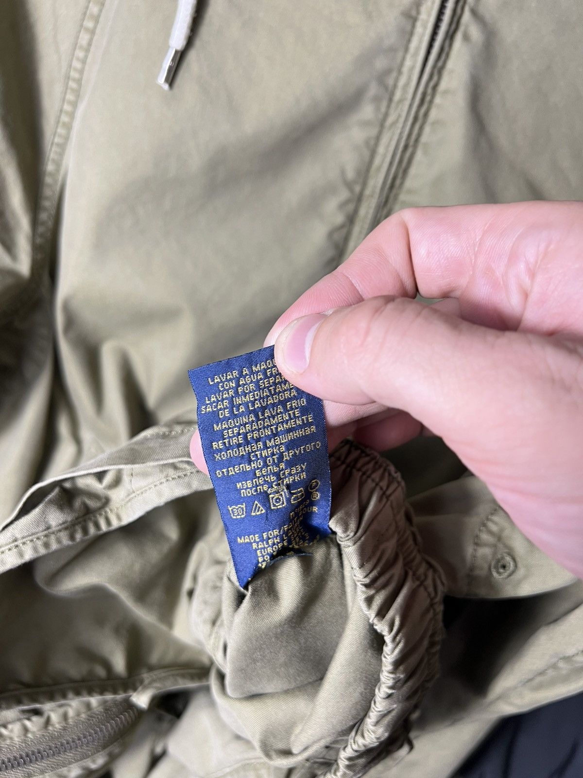 Polo Ralph Lauren 🧥 Polo Ralph Lauren Lightweight Hooded Jacket Olive Green Size US S / EU 44-46 / 1 - 19 Thumbnail