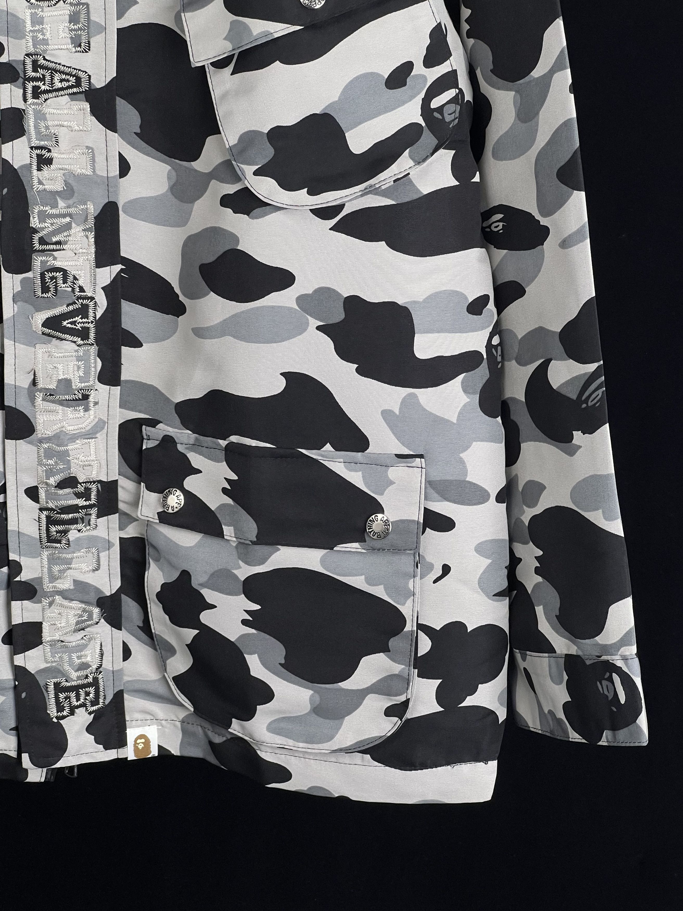 Bape RARE*Gradation Camo Military Shirt Jacket Black L Size US M / EU 48-50 / 2 - 3 Thumbnail