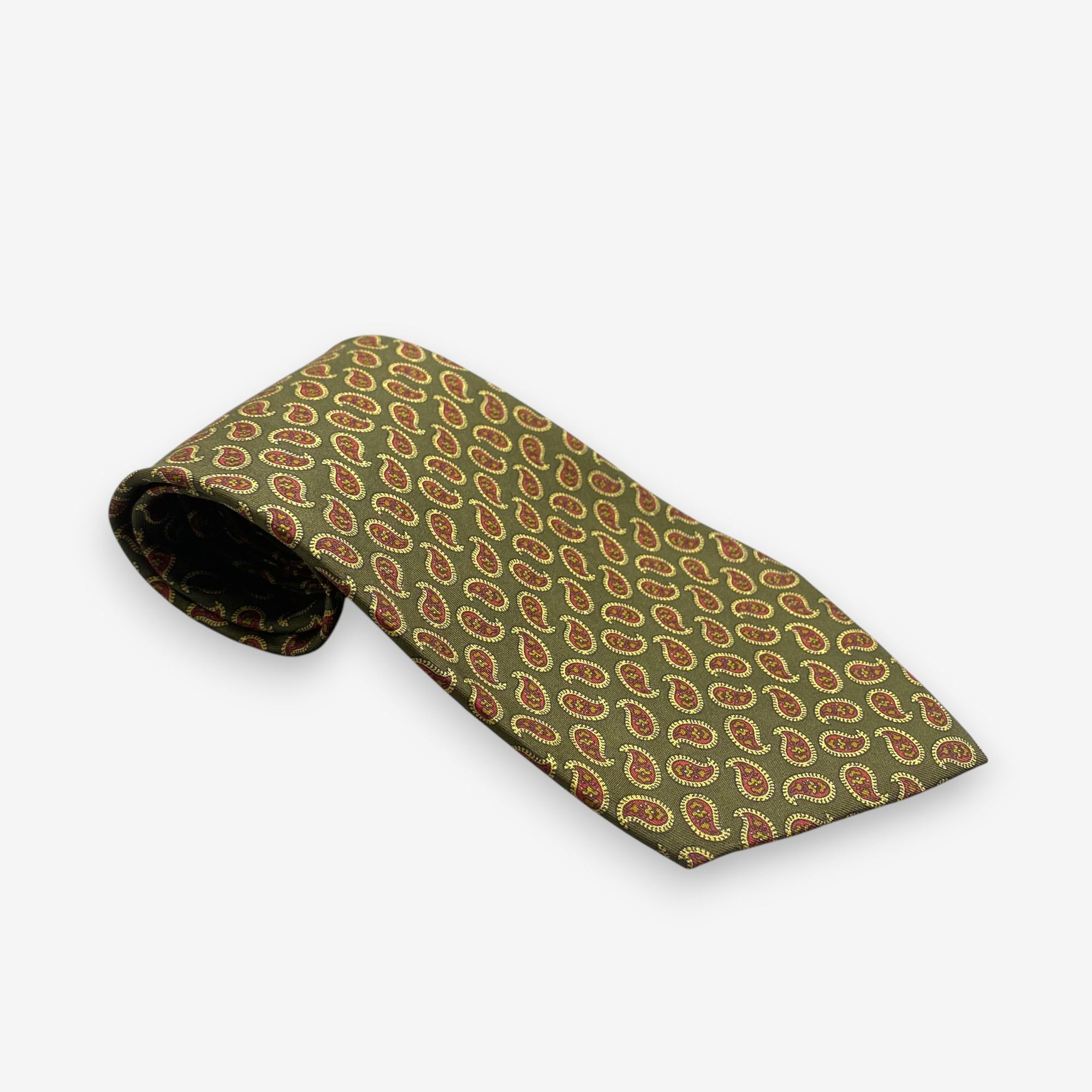 Vintage Ermenegildo Zegna SILK Necktie Cravate Pure Silk