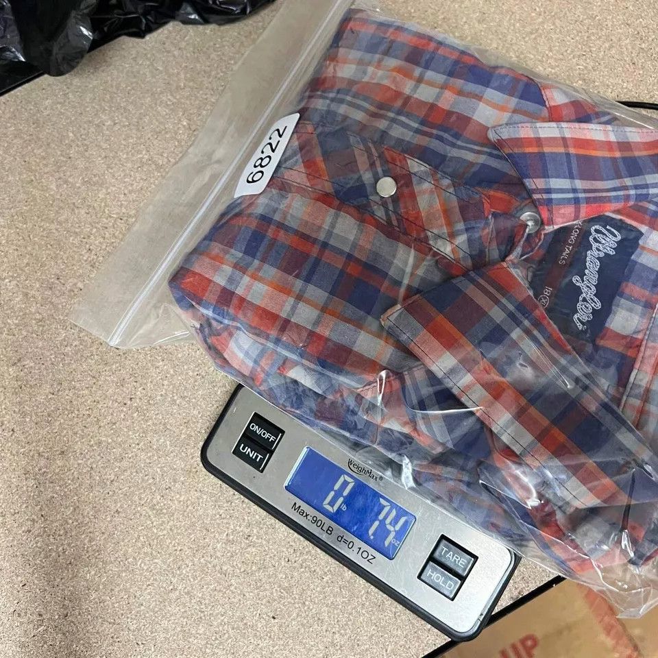 Wrangler Wrangler Shirt Men XL Plaid Button Up Pearl Snap Oversized Size US XL / EU 56 / 4 - 6 Thumbnail