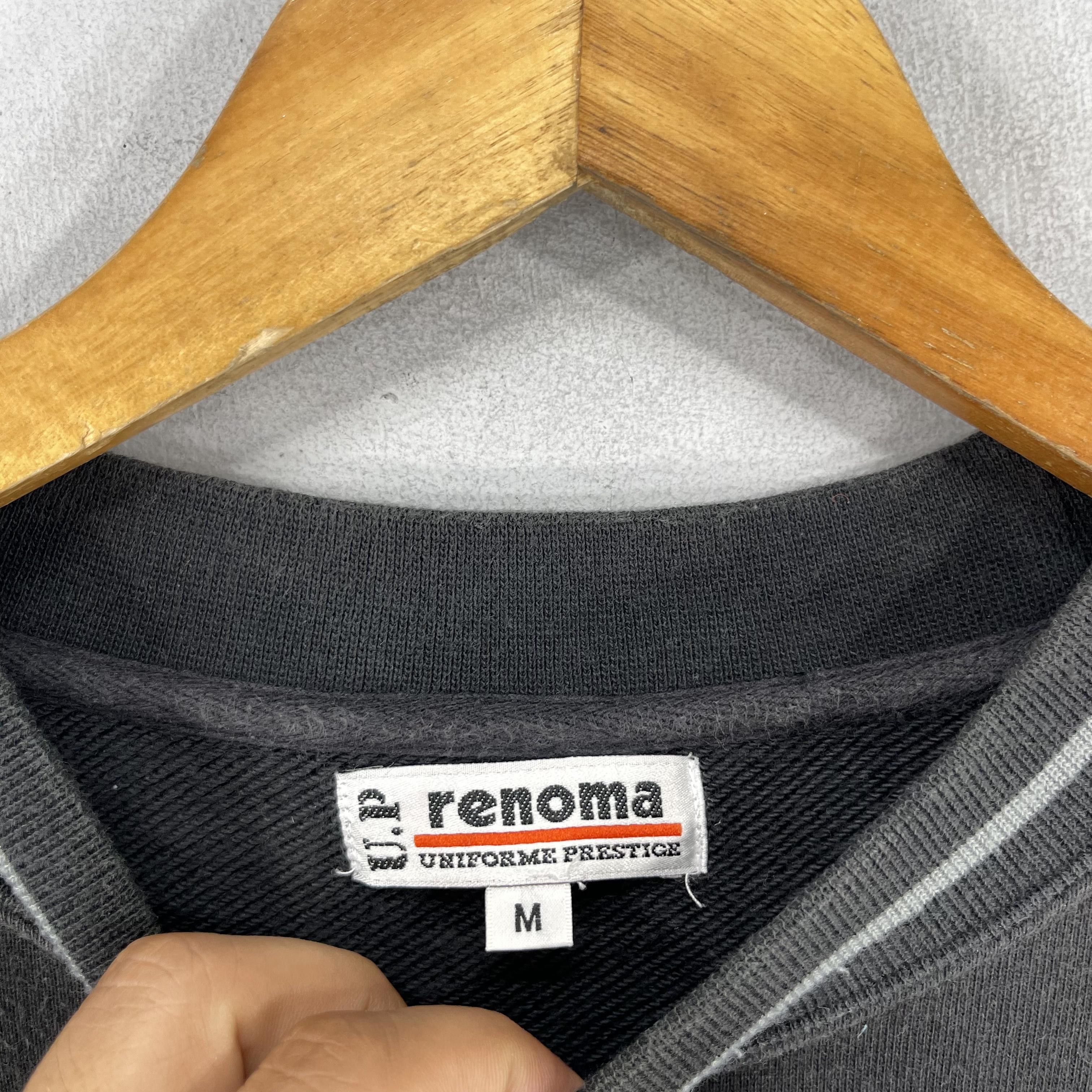 Renoma × Vintage Vintage RENOMA UP Paris Spellout Embroidery Sweatshirt Size US M / EU 48-50 / 2 - 4 Thumbnail