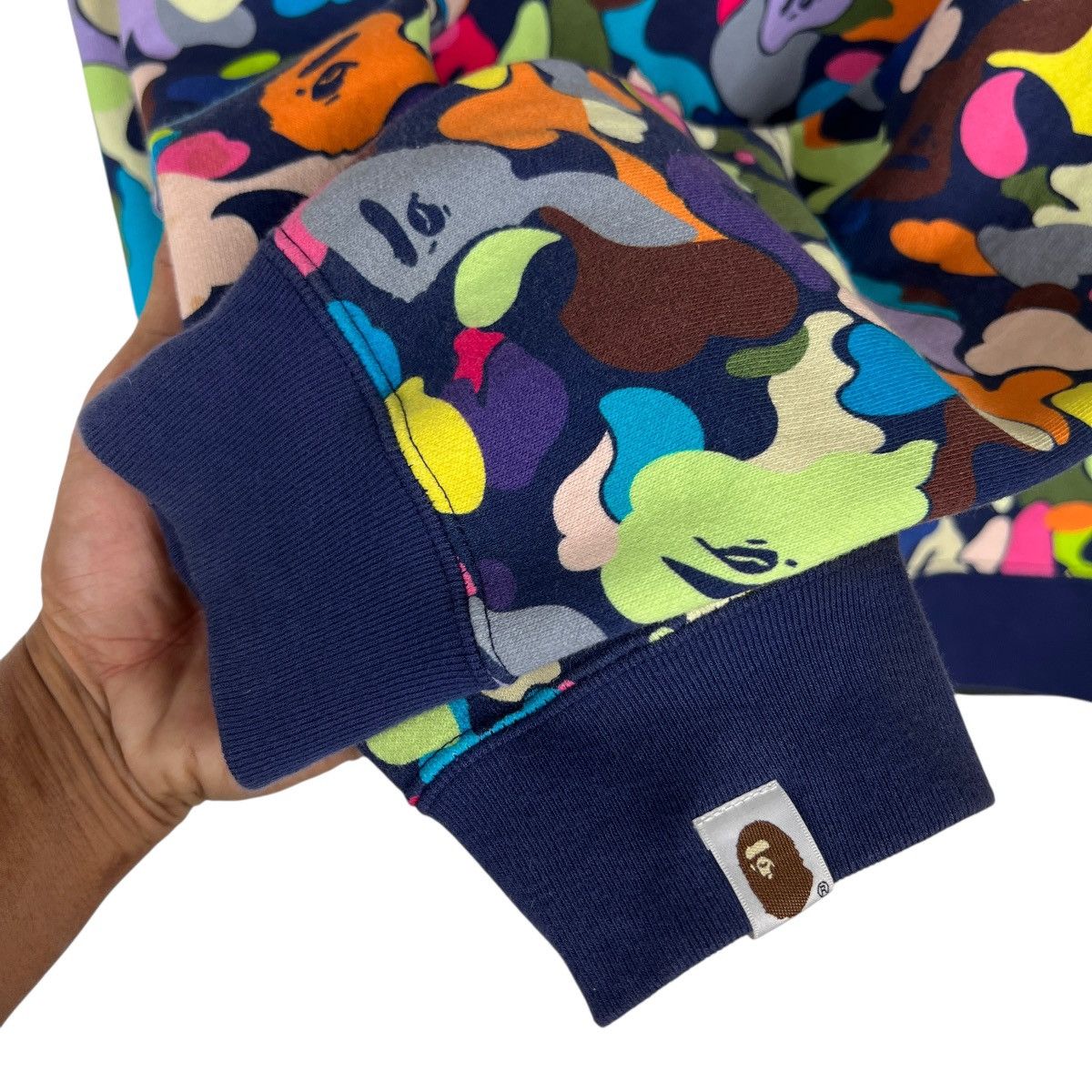 Bape 🔥 A BATHING APE INLUKEWARM WATER CAMO ZIPPER HOODIE Size US L / EU 52-54 / 3 - 15 Thumbnail