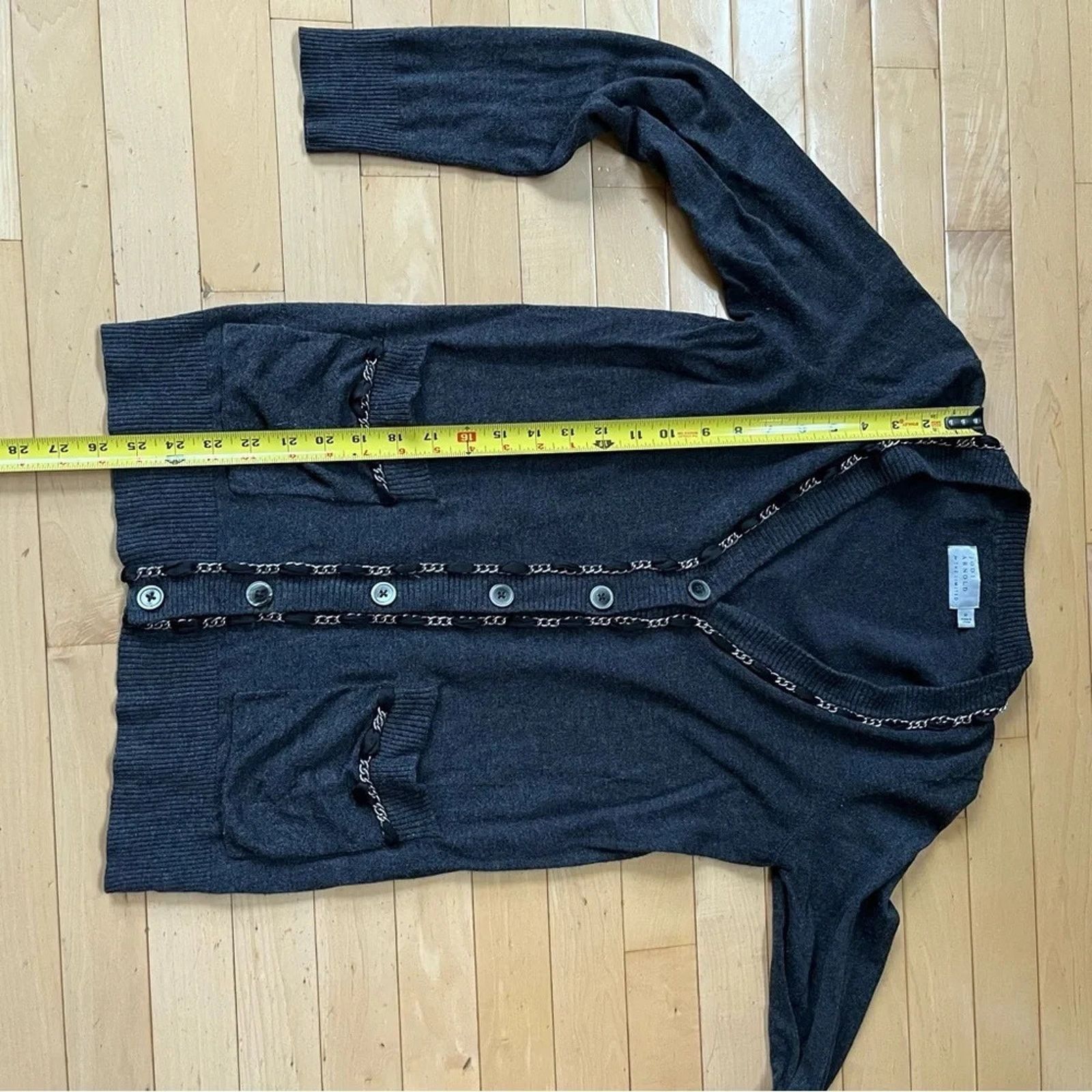 Other Jodi Arnold For The Limited Gray Cardigan Size Small Size S / US 4 / IT 40 - 8 Thumbnail