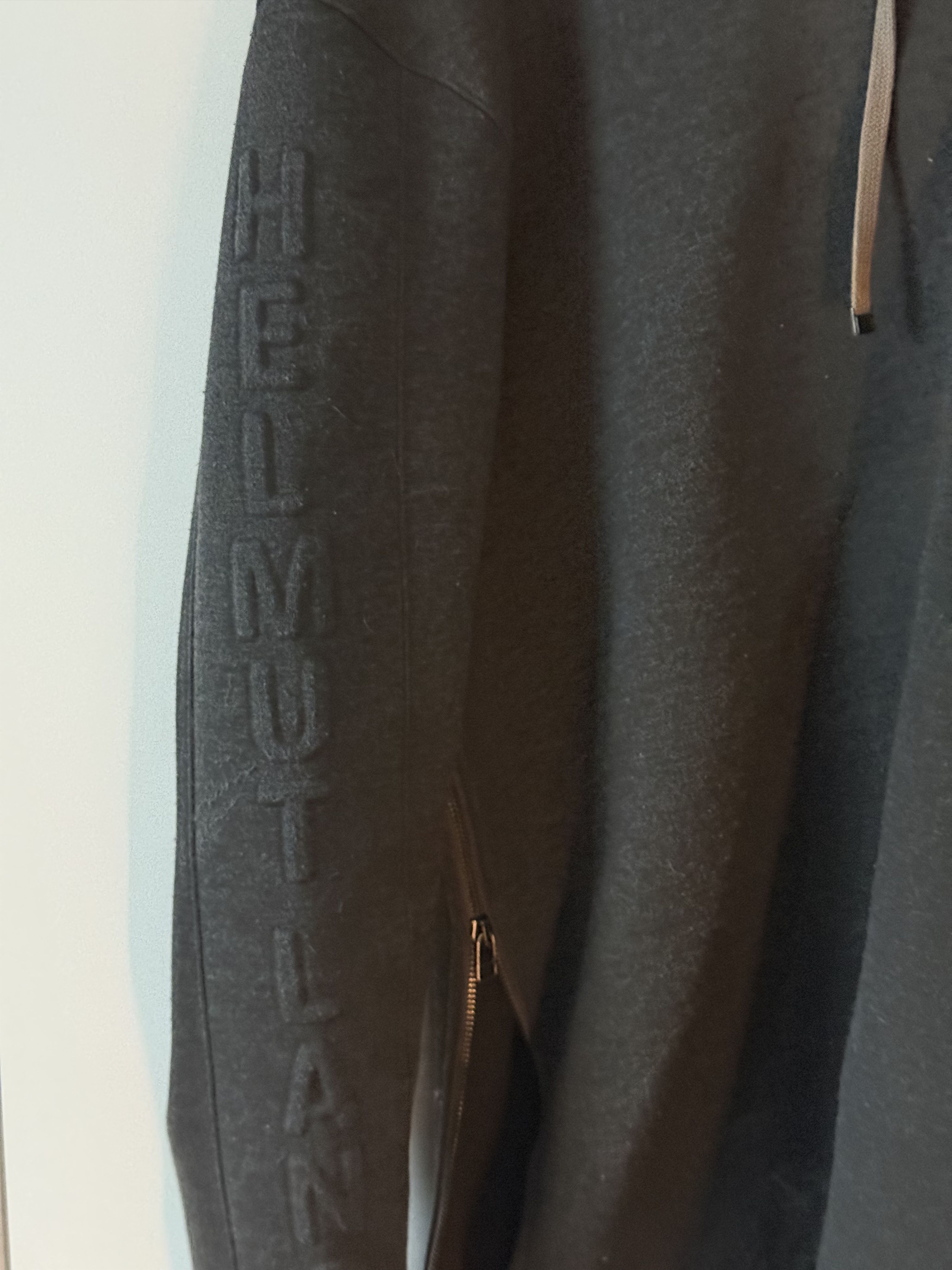 Helmut Lang Neoprene Mens Hoodie w/ zippers Size US L / EU 52-54 / 3 - 2 Thumbnail