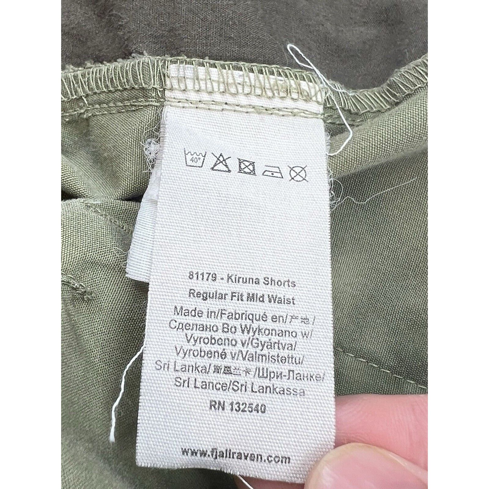 Fjallraven Fjallraven Kiruna Shorts Regular Olive Green Shorts 38”-39” Size US 38 / EU 54 - 4 Thumbnail