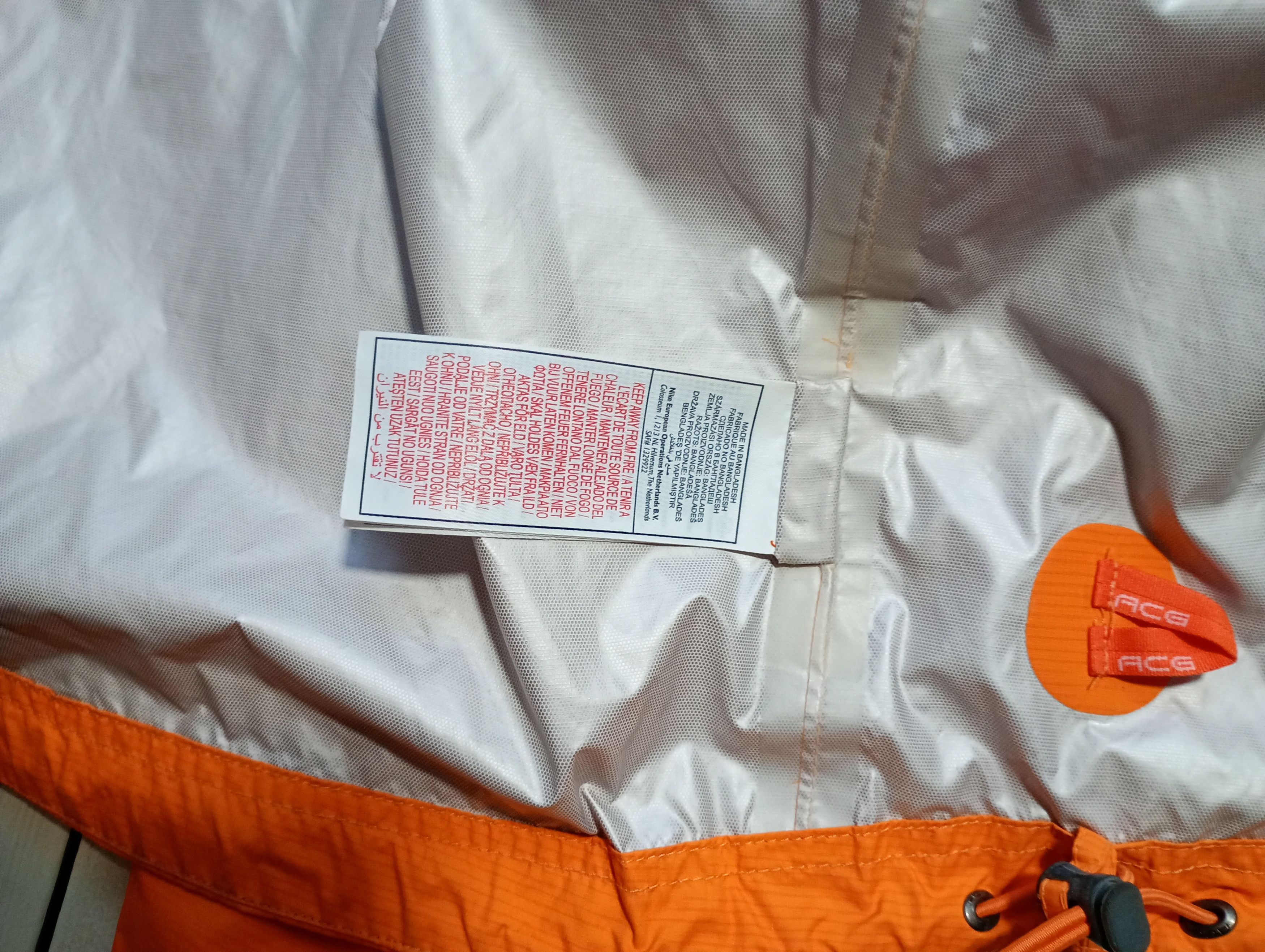 Nike ACG Nike ACG Orange Jacket Vintage Size US M / EU 48-50 / 2 - 22 Thumbnail