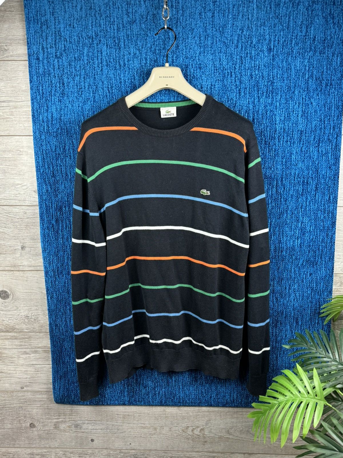 Lacoste Vintage Lacoste sweatshirt hype luxury size XL Size US XL / EU 56 / 4 - 2 Thumbnail