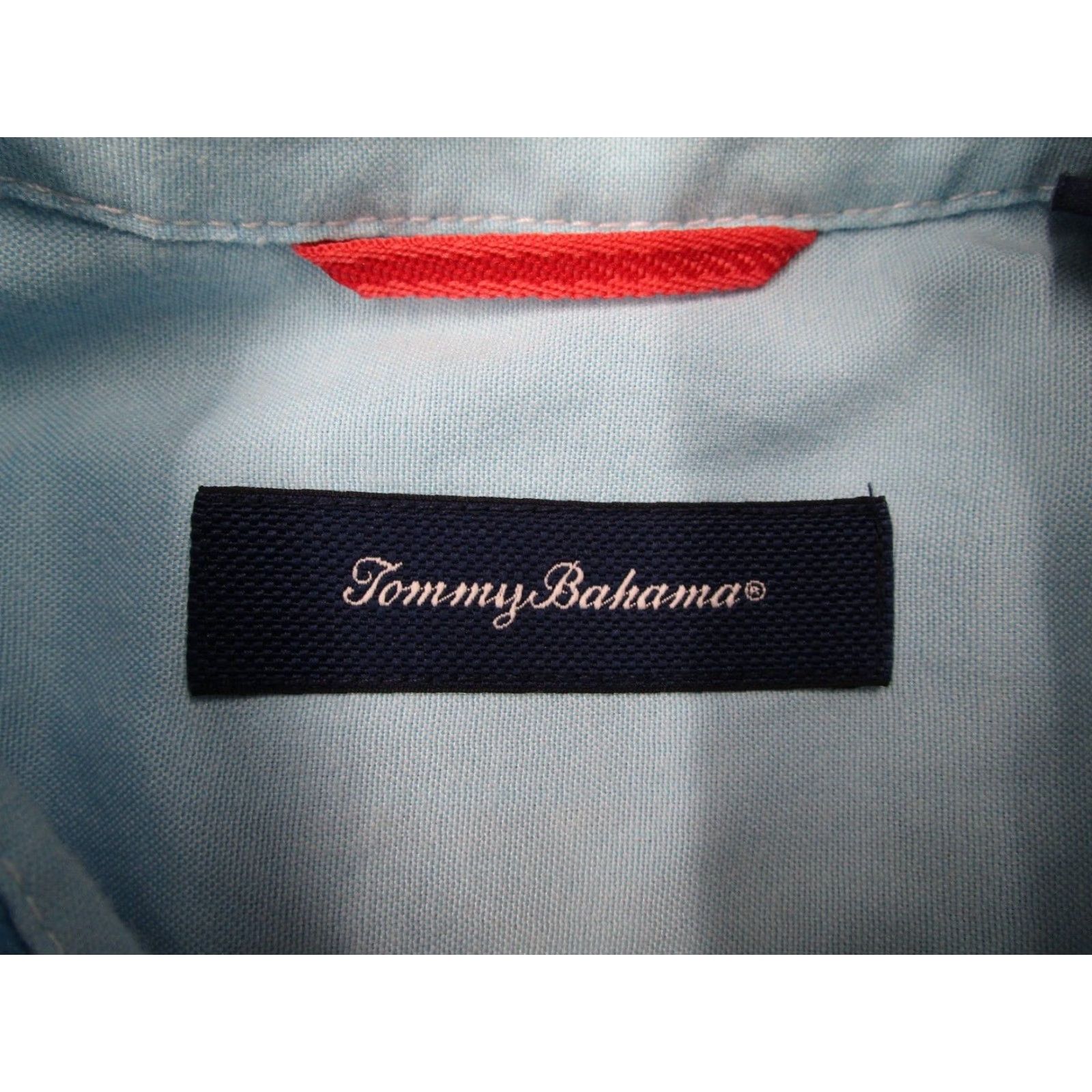 Tommy Bahama Tommy Bahama Shirt Mens Large Blue Stripe Button Up Linen Blend Resort Marlin Size US L / EU 52-54 / 3 - 3 Thumbnail