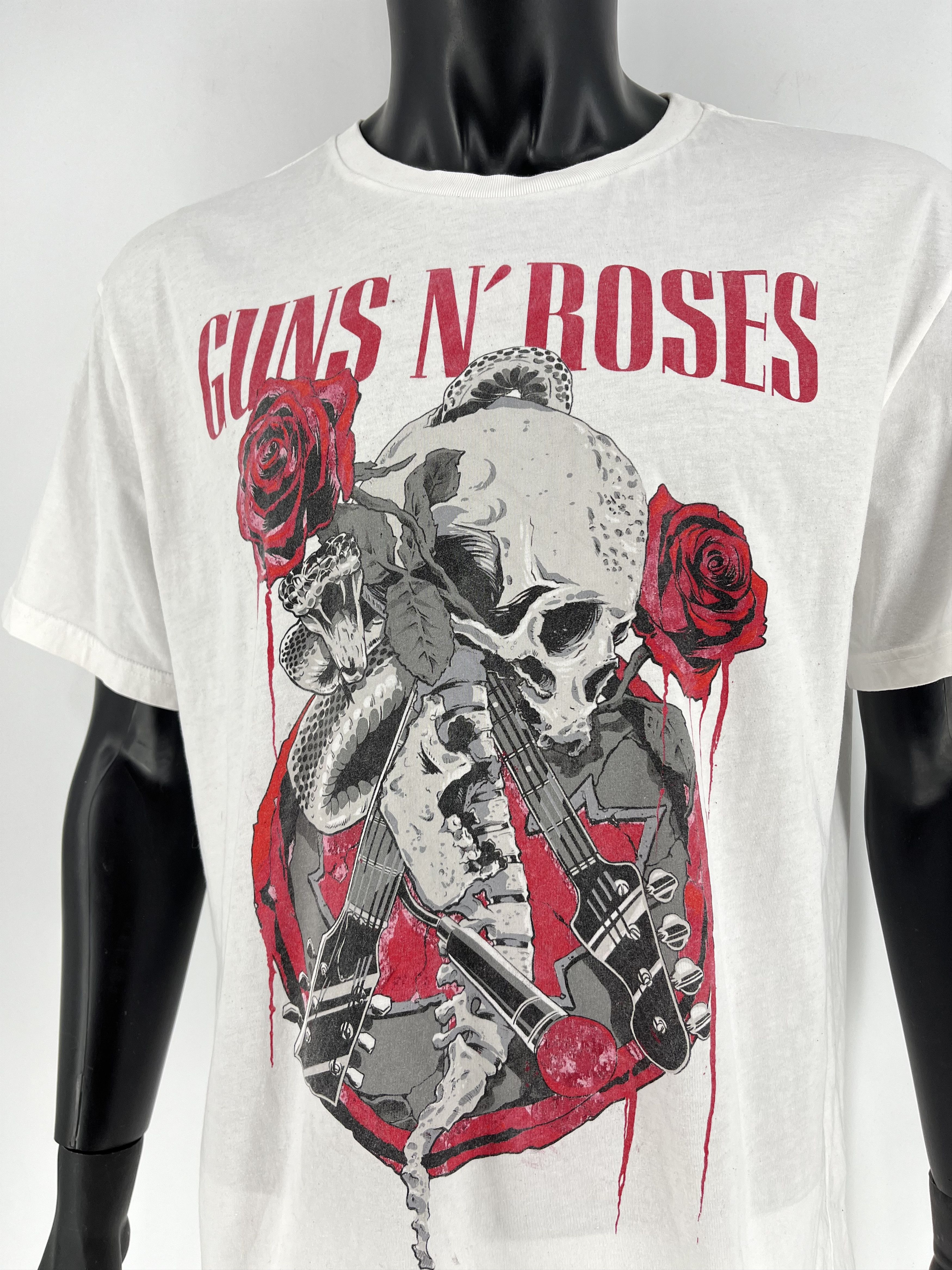 Band Tees Vintage Y2K Guns And Roses World Tour Band Rock Meta Size US XL / EU 56 / 4 - 7 Thumbnail