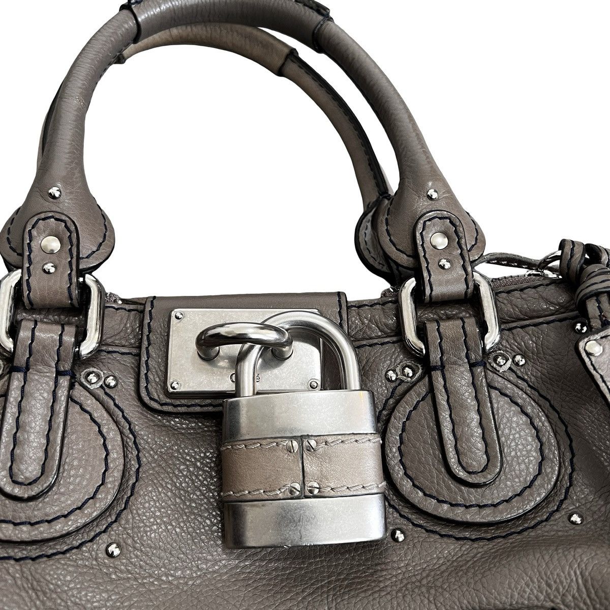 Chloe Chloé Paddington Handbag Taupe Size ONE SIZE - 5 Thumbnail