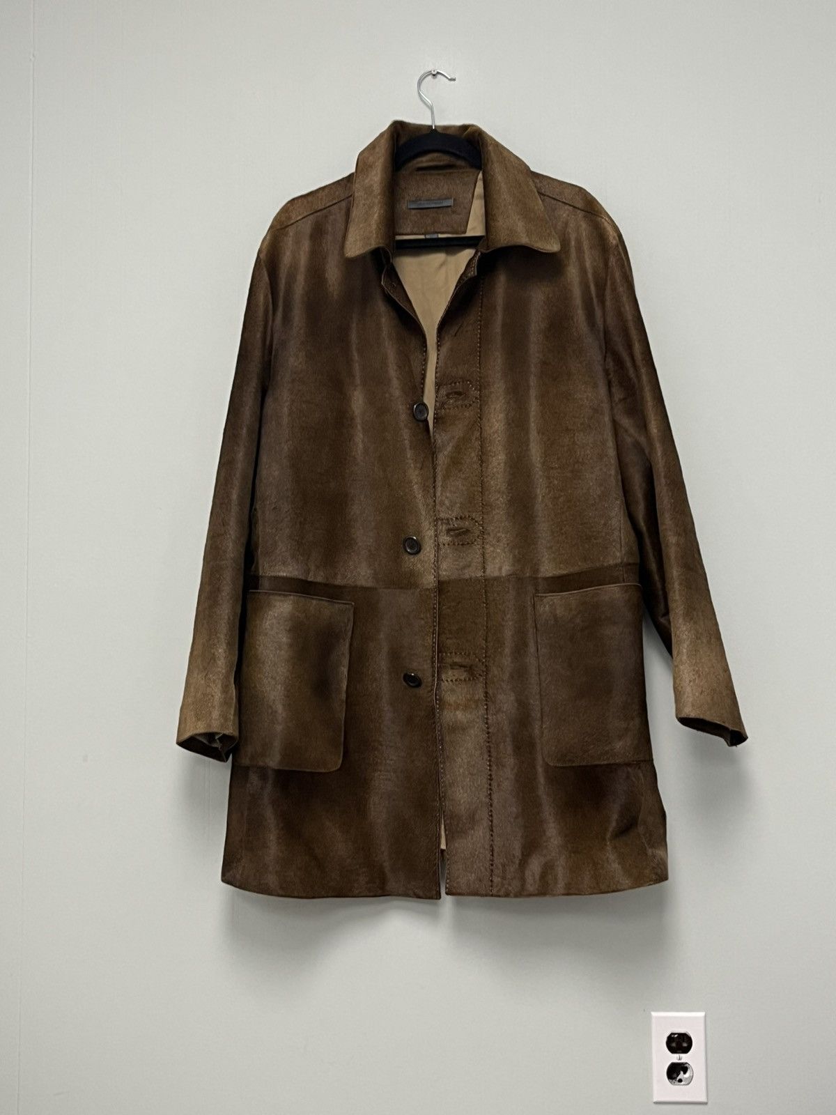 John Varvatos Calf Hair Coat. Size EU 52 USA 42 Size US L / EU 52-54 / 3 - 9 Thumbnail