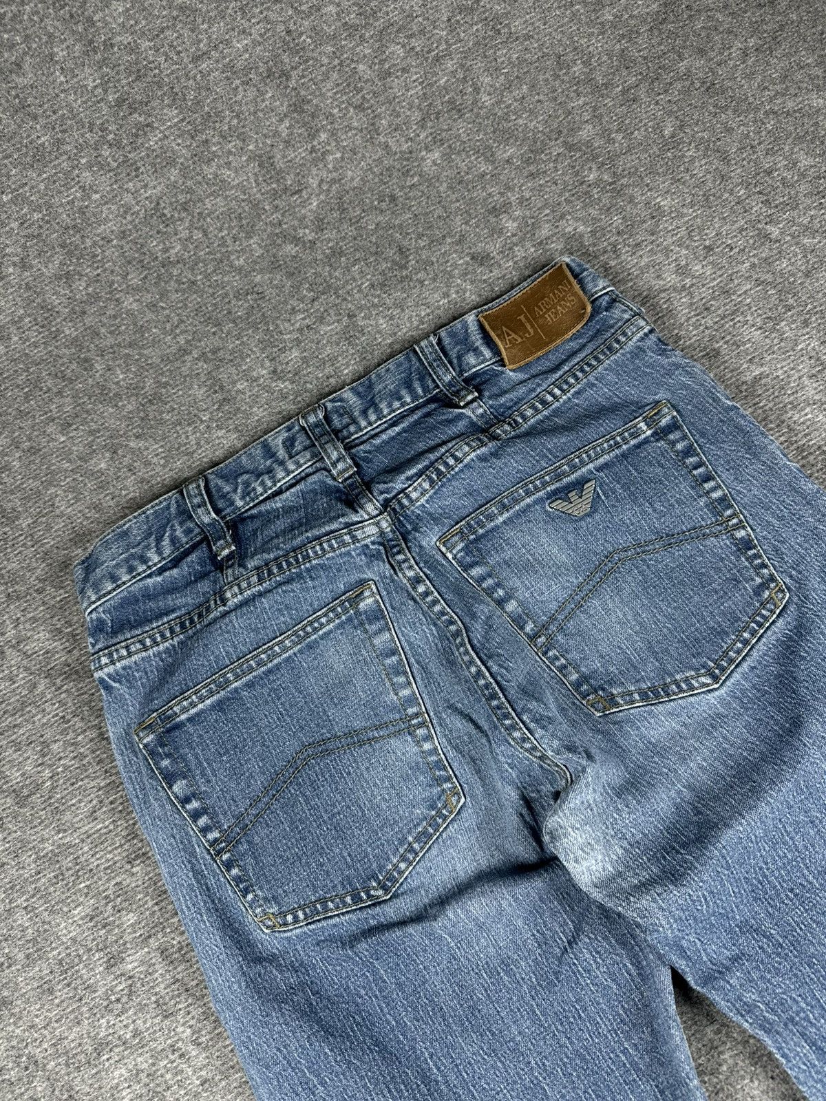 Armani × Vintage Vintage Armani straight fit denim jeans Size US 30 / EU 46 - 11 Thumbnail