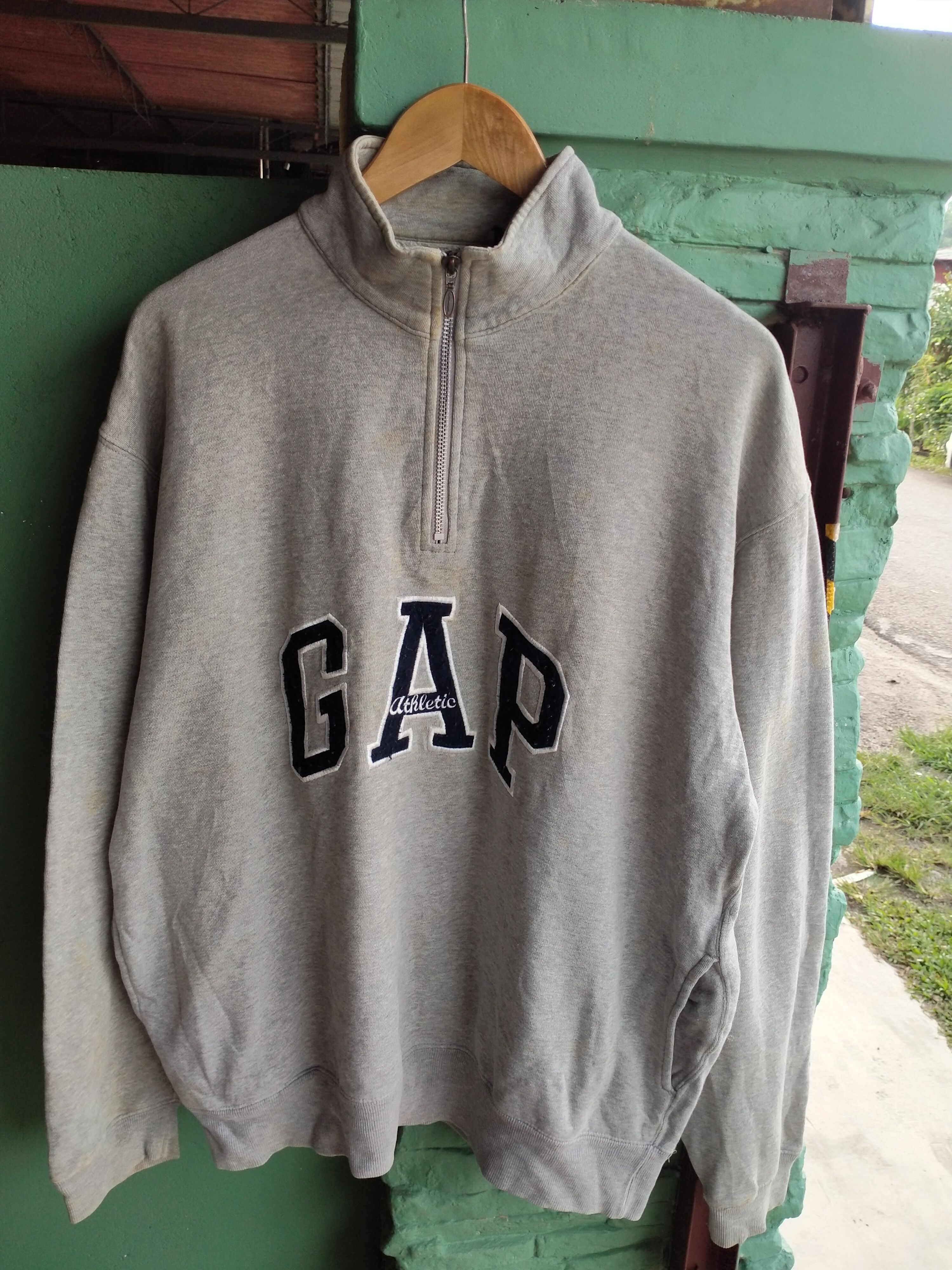 Gap × Vintage Vintage Gap Half Zipper Sweater Size US M / EU 48-50 / 2 - 1 Thumbnail