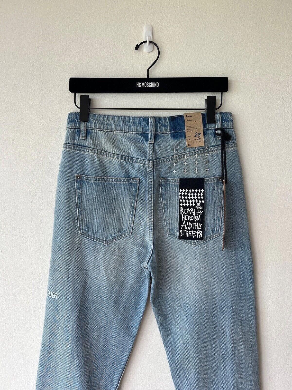 Ksubi new Ksubi mens denim jean 28 small bullet doom blue Size US 28 / EU 44 - 6 Thumbnail