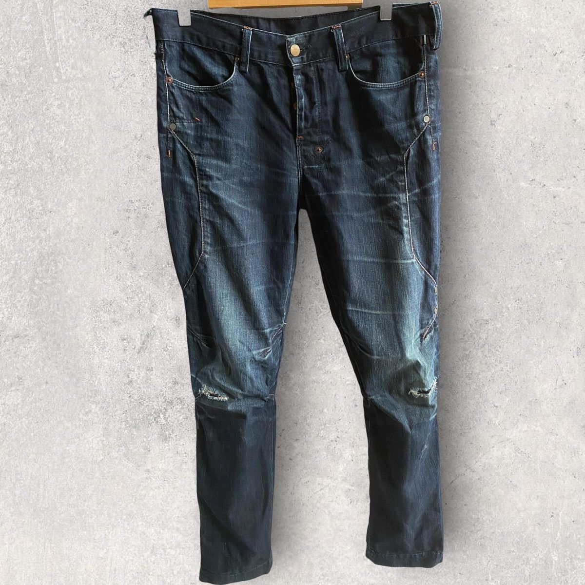Raf Simons Raf By Raf Simons Denim Biker Jeans Size US 32 / EU 48 - 1 Thumbnail