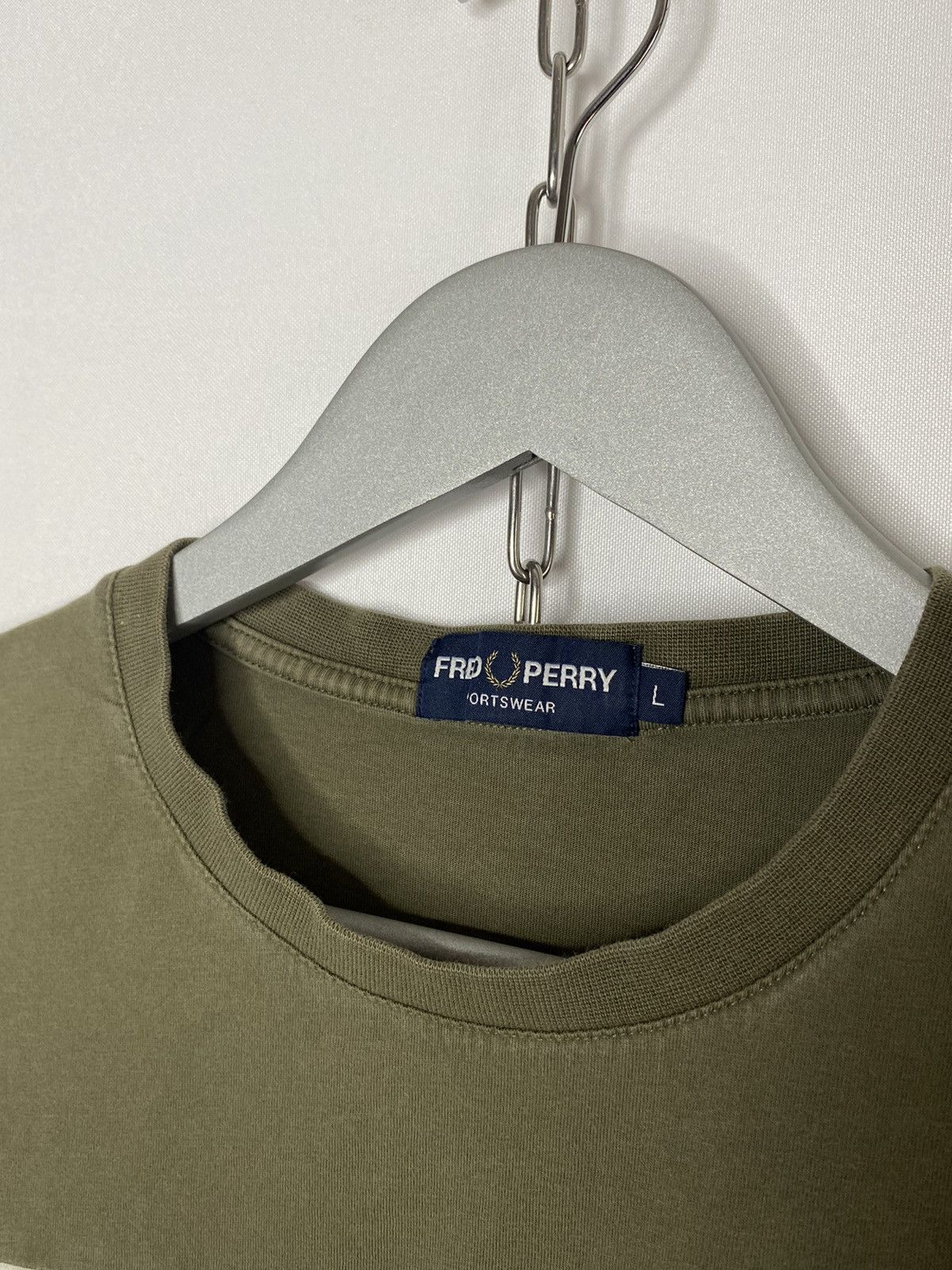 Fred Perry × Vintage Vintage Fred Perry Big Logo T-Shirt Tee Short Sleeve Size US L / EU 52-54 / 3 - 6 Thumbnail
