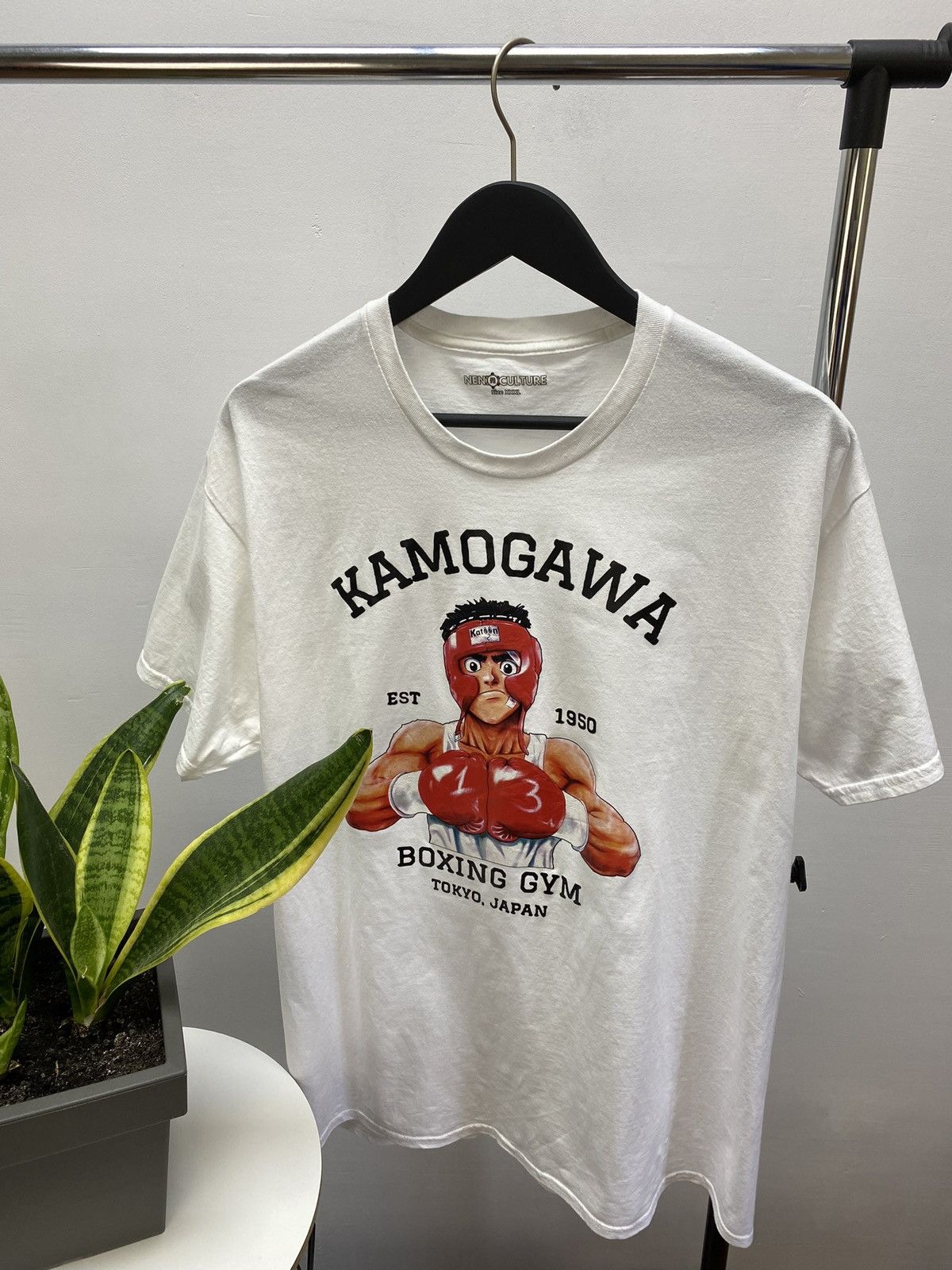 Anime HAJIME NO IPPO Komogawa Boxing Gym anime T Shirt Size US XXL / EU 58 / 5 - 4 Thumbnail