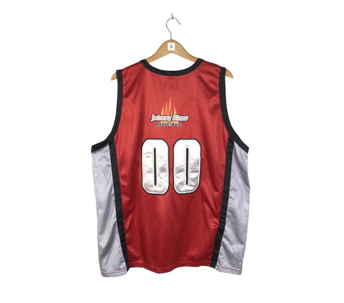 NBA Rare! Johnny Blaze Embroidered Logo Jersey Tank Method Man Size US XL / EU 56 / 4 - 2 Thumbnail