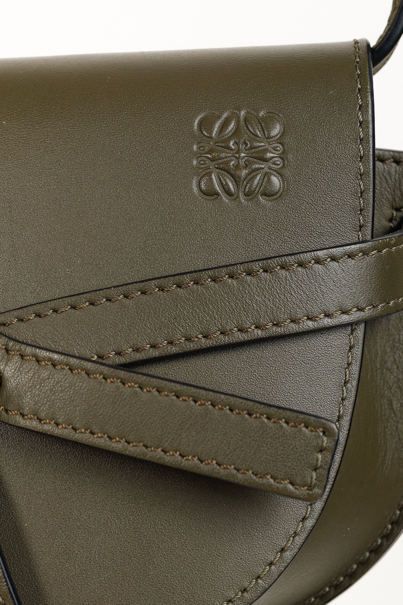 Loewe Loewe Mini Gate Dual Soft Calfskin & Jacquard Crossbody Bag Size ONE SIZE - 10 Thumbnail