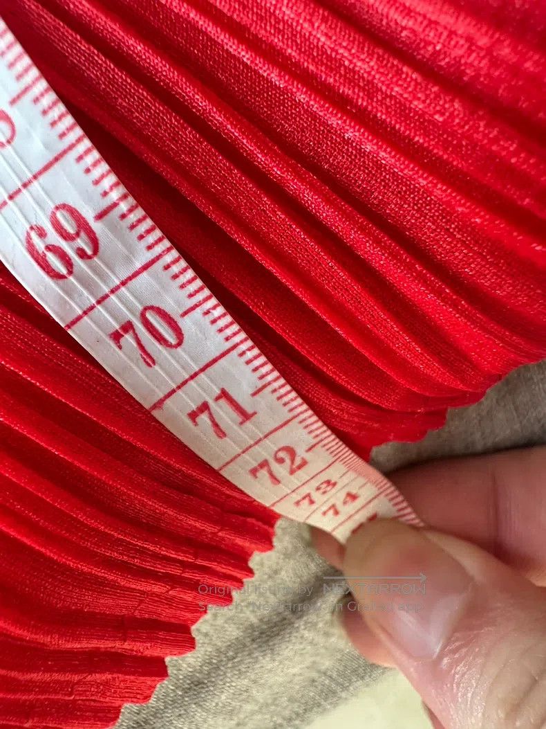 Issey Miyake Issey Miyake size:one size Red Long Sleeve Top Size XXS / US 00 / IT 34 - 6 Thumbnail