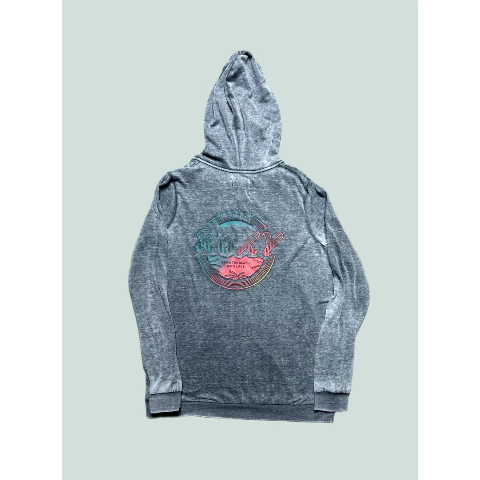 Vintage Roxy surf hoodie sweatshirt full zip Beach Women’s XL Gray Size XL / US 12-14 / IT 48-50 - 1 Thumbnail