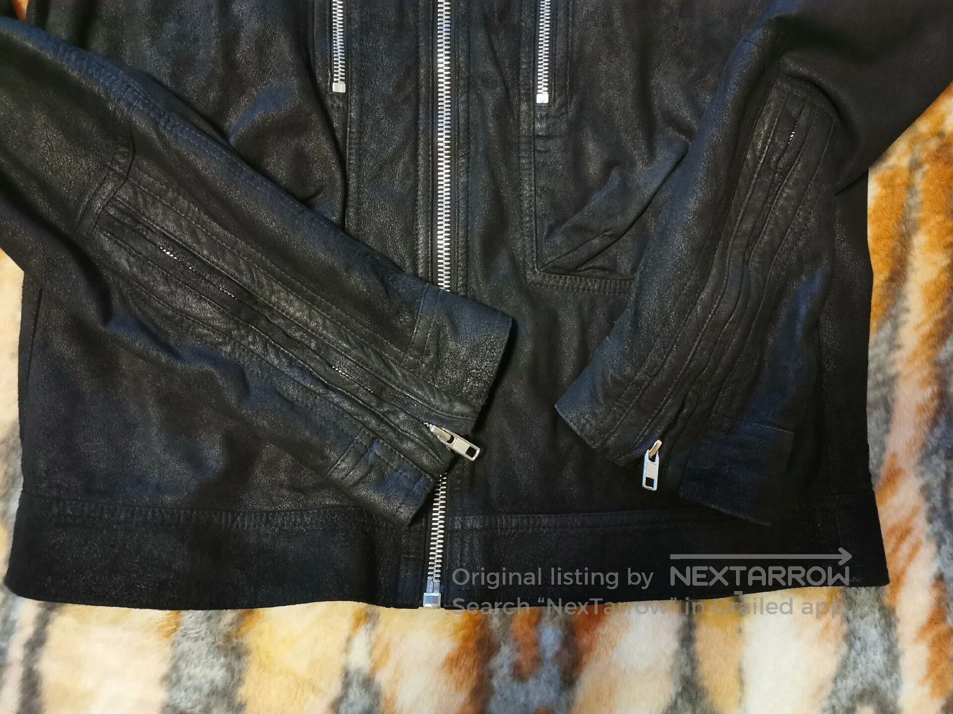 Rick Owens Rick Owens Black Leather Jacket Size 50. Size US M / EU 48-50 / 2 - 6 Thumbnail