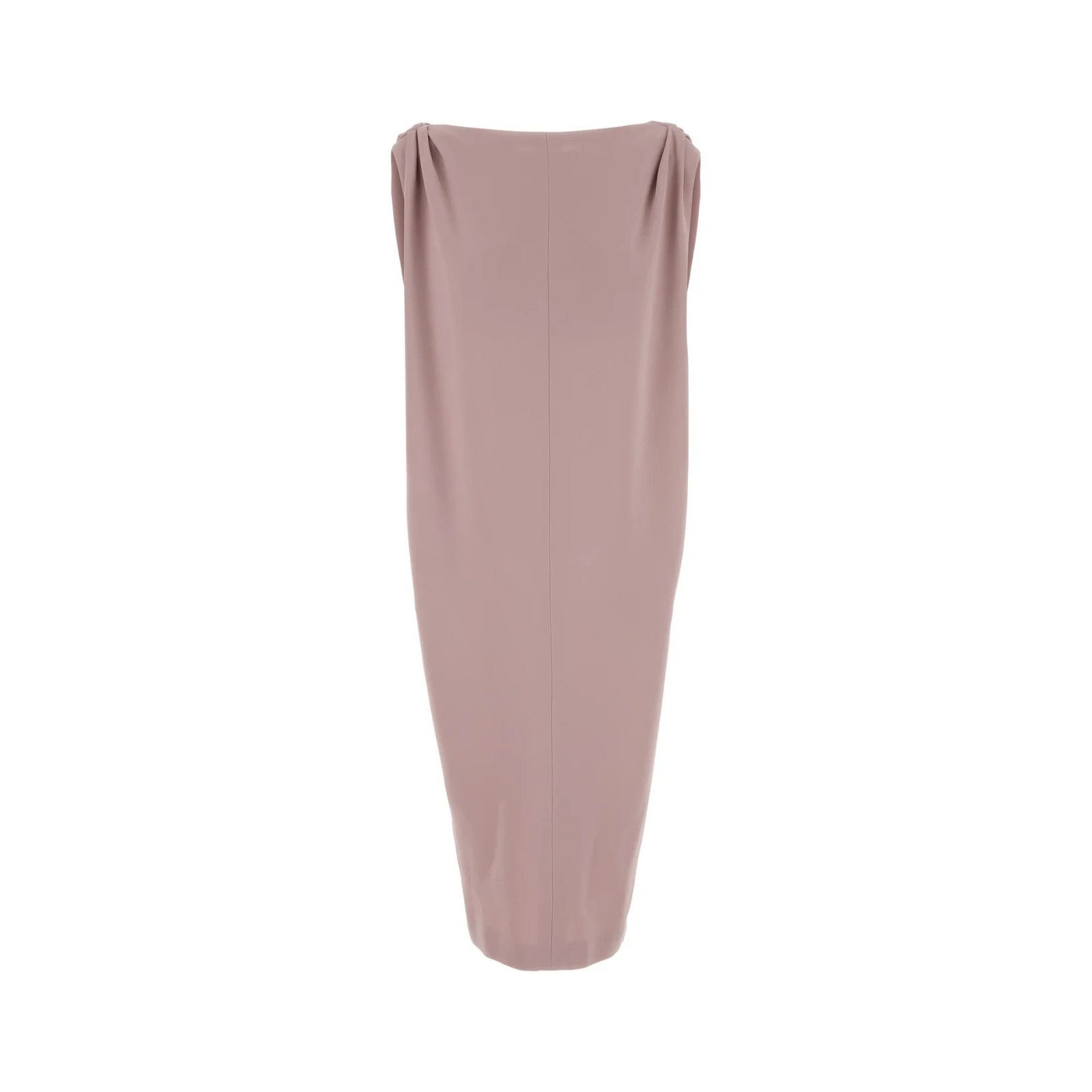 Balenciaga $4390 Dusty Pink Midi Sack Dress, Women's