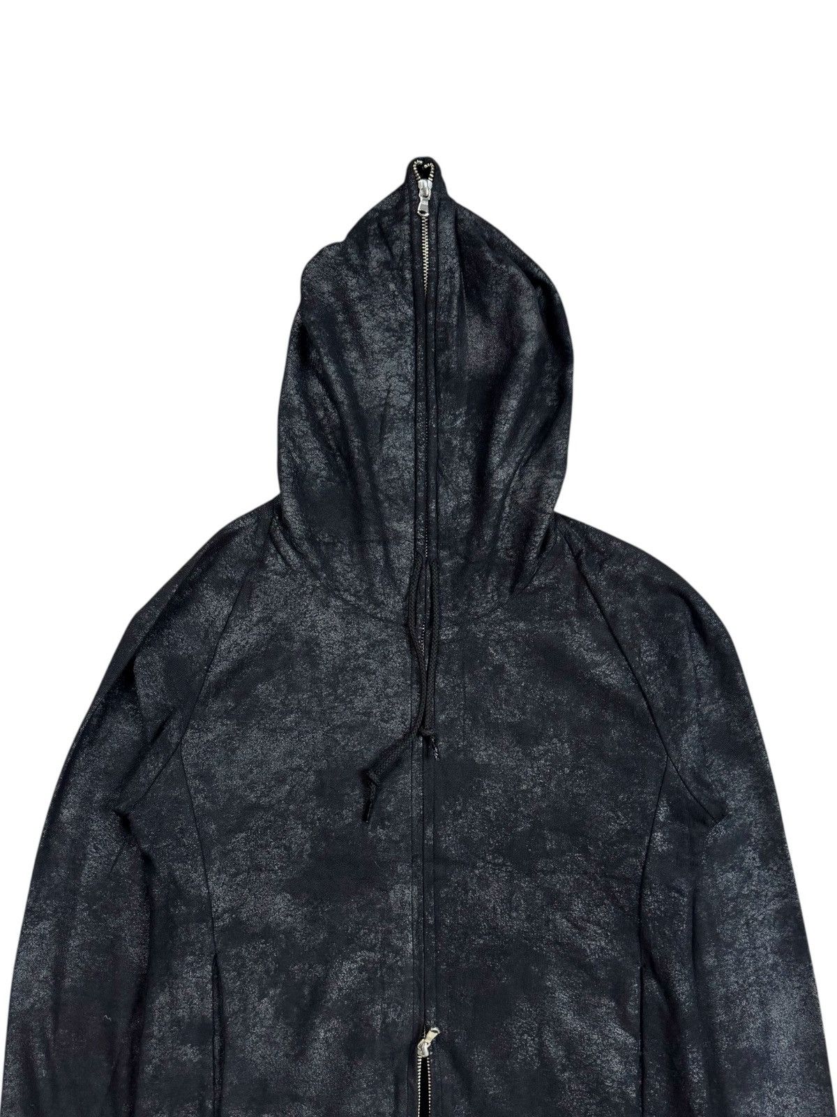 Tornado Mart 2000s Tornado Mart - GIMP Waxed Zip Hoodie Size US M / EU 48-50 / 2 - 3 Thumbnail