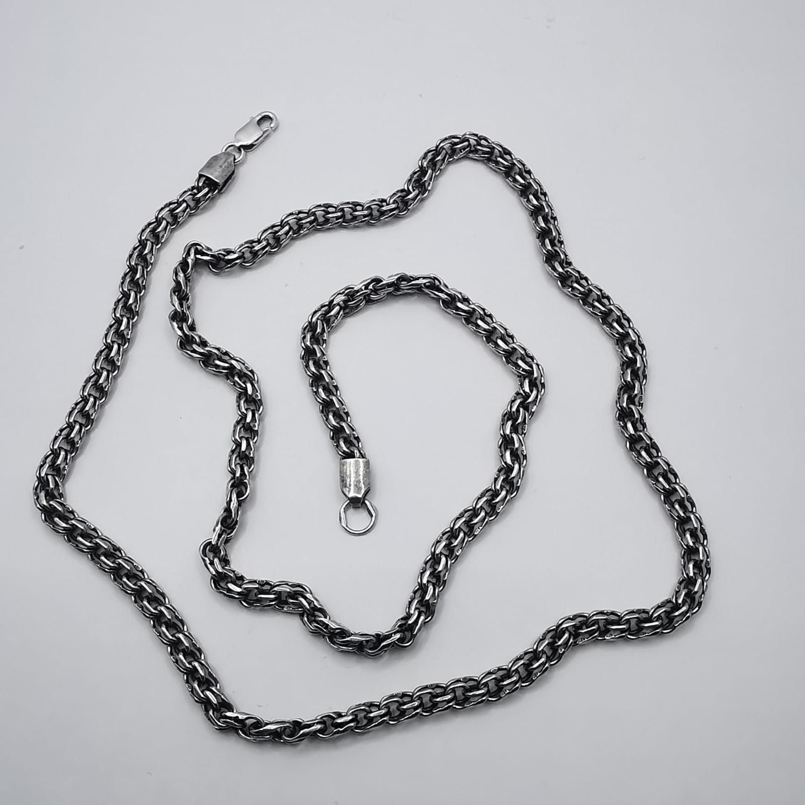 Vintage Vintage Statement Jewelry Chain 925 Sterling Silver 21,09g Size ONE SIZE - 3 Thumbnail