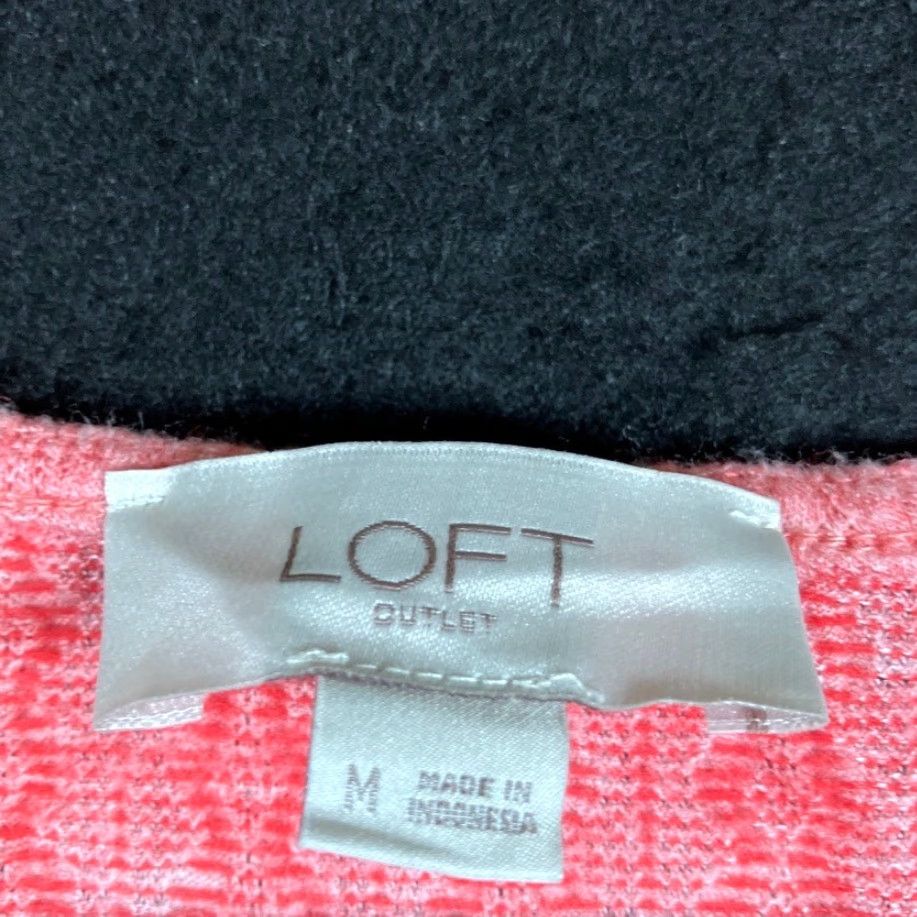 Loft LOFT Outlet Womens Blouse Pink Sleeve U Neck Long Sleeve Stretch Medium Shirt Womens Size M / US 6-8 / IT 42-44 - 6 Thumbnail