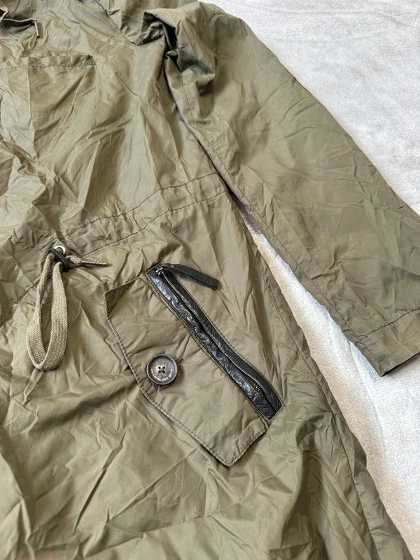 Diesel Black Gold Diesel Black Gold Military Parka Coat Jacket Nylon Leather S Size S / US 4 / IT 40 - 6 Thumbnail