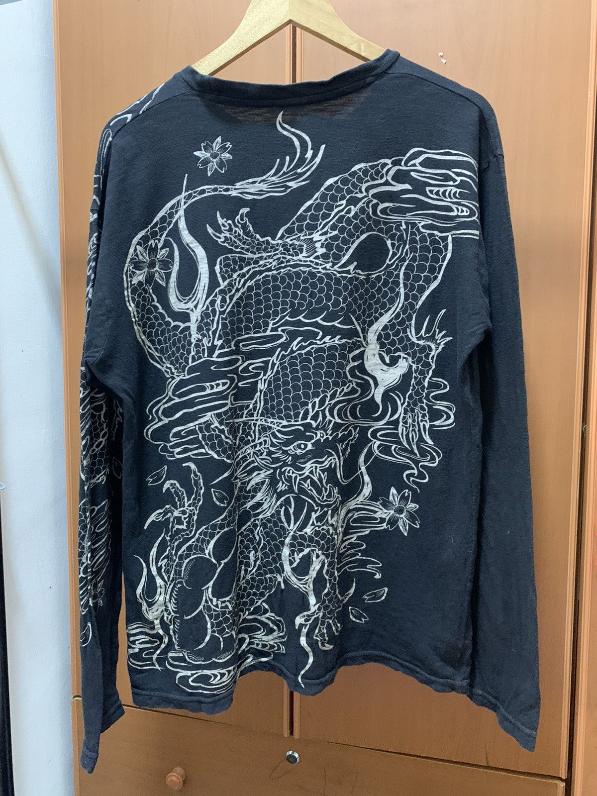 If Six Was Nine Sukajan Dragon Traditional Design Ifsixwasnine Longsleeve Size US XXL / EU 58 / 5 - 5 Thumbnail