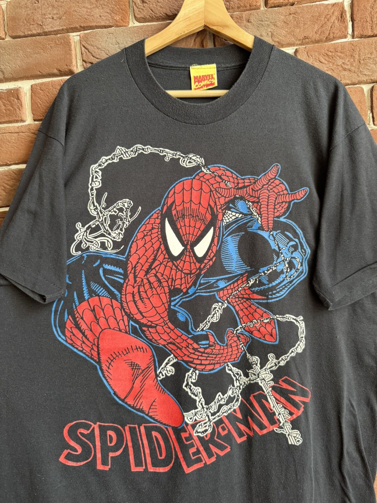 Marvel Comics 1994 90s Vintage Spiderman Marvel Comics Very Rare T Shirt Size US XL / EU 56 / 4 - 2 Thumbnail