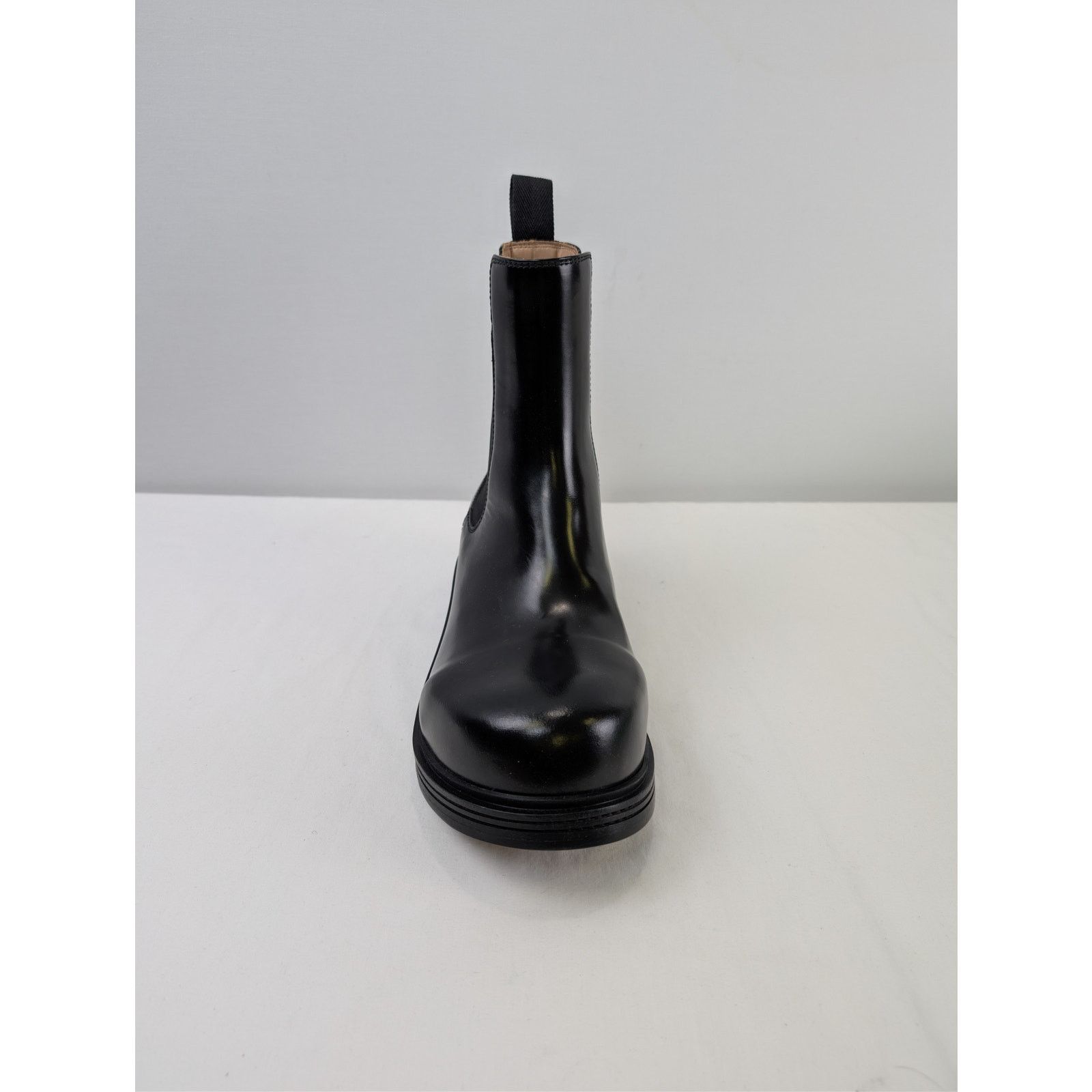 Bottega Veneta o1rshd1 Q:2 / Brushed Vinyl Fireman Ankle Boots in Black Size US 10 / EU 43 - 11 Thumbnail