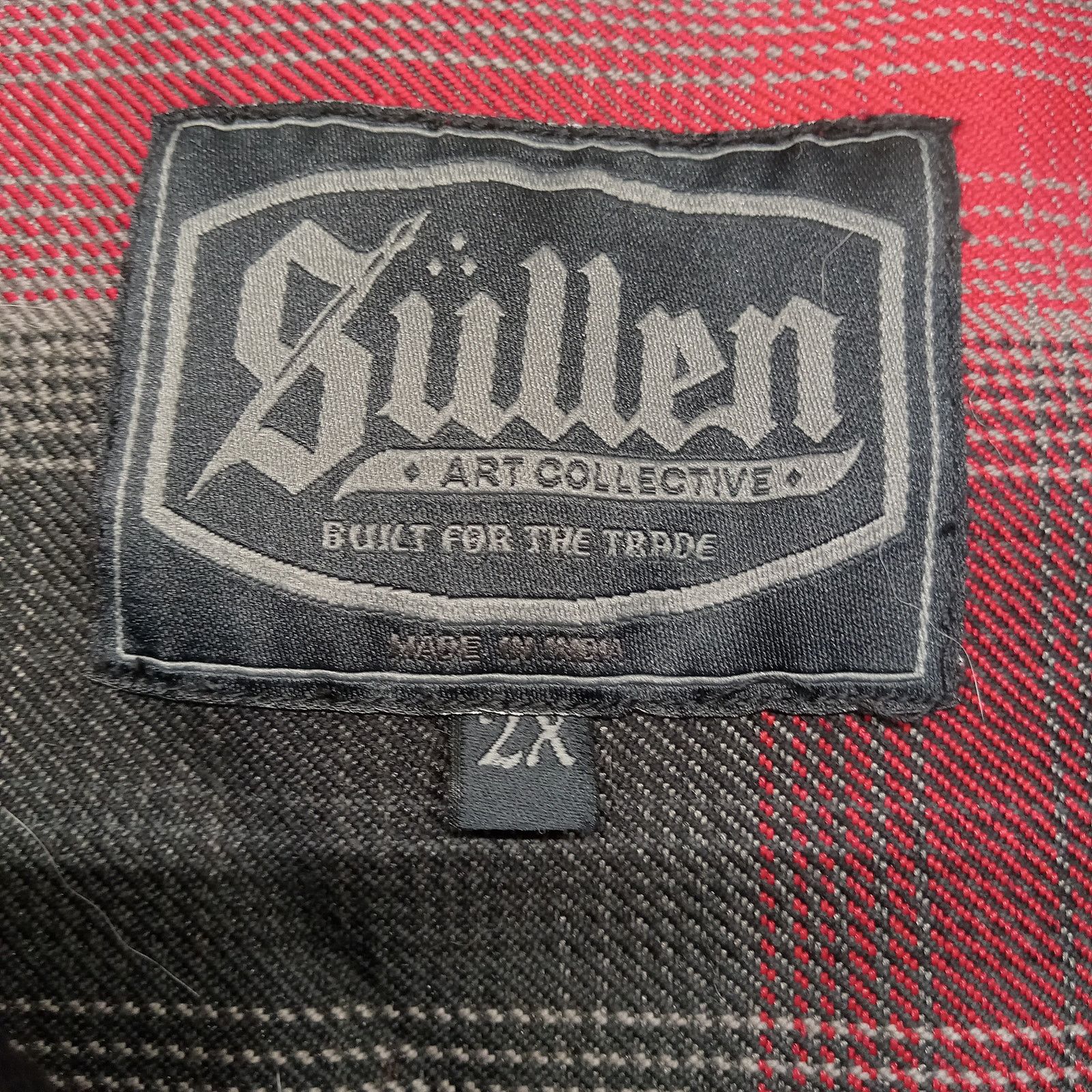 & Other Stories Sullen Flannel Shirt 2XL Art Collective Long Sleeve Plaid Size US XXL / EU 58 / 5 - 4 Thumbnail